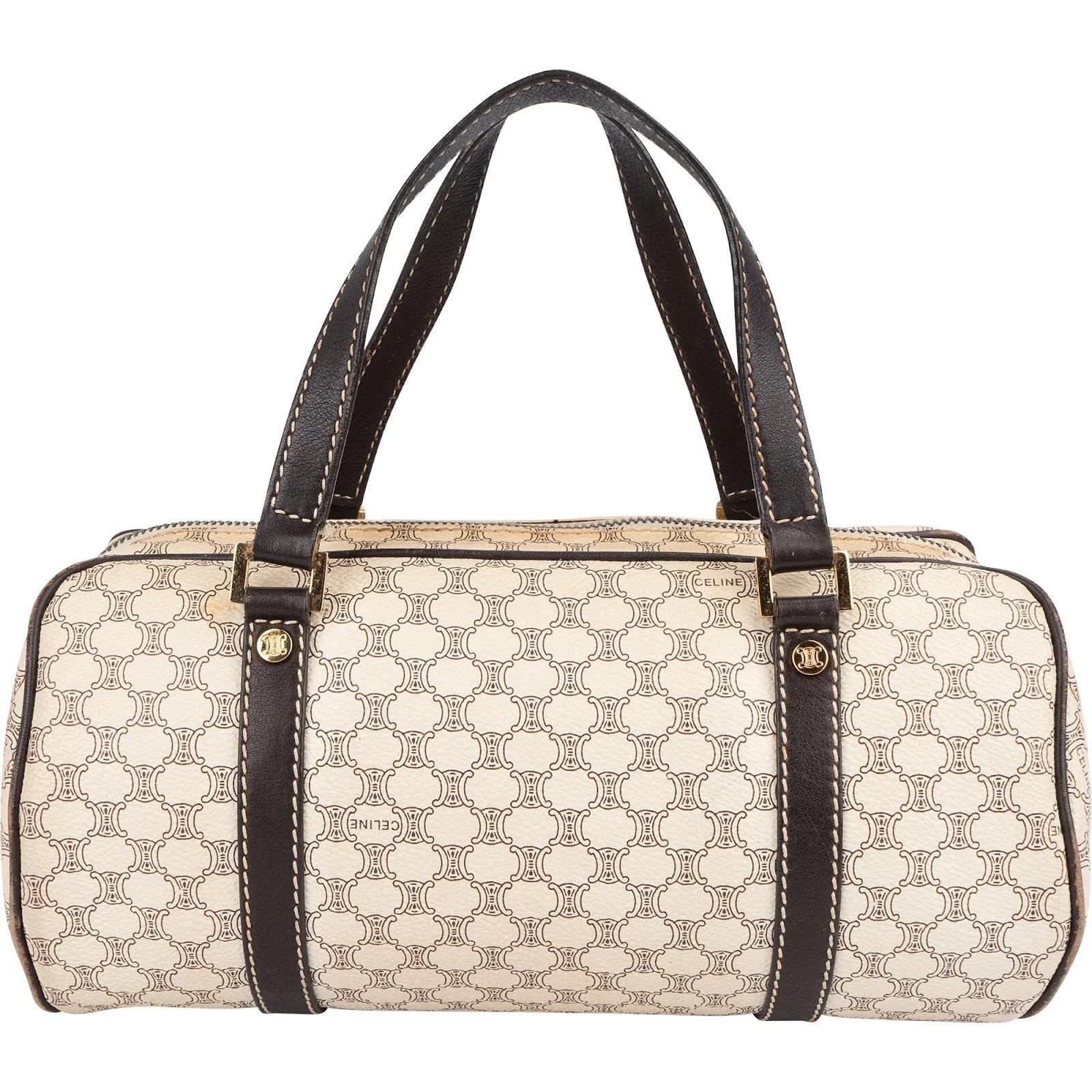 Triomphe leather handbag