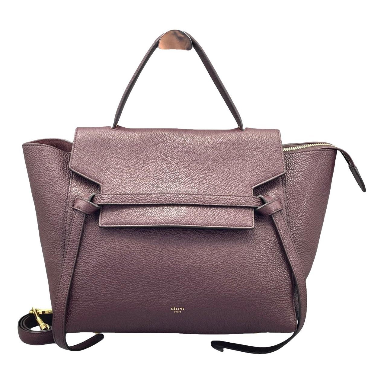 Belt leather mini bag