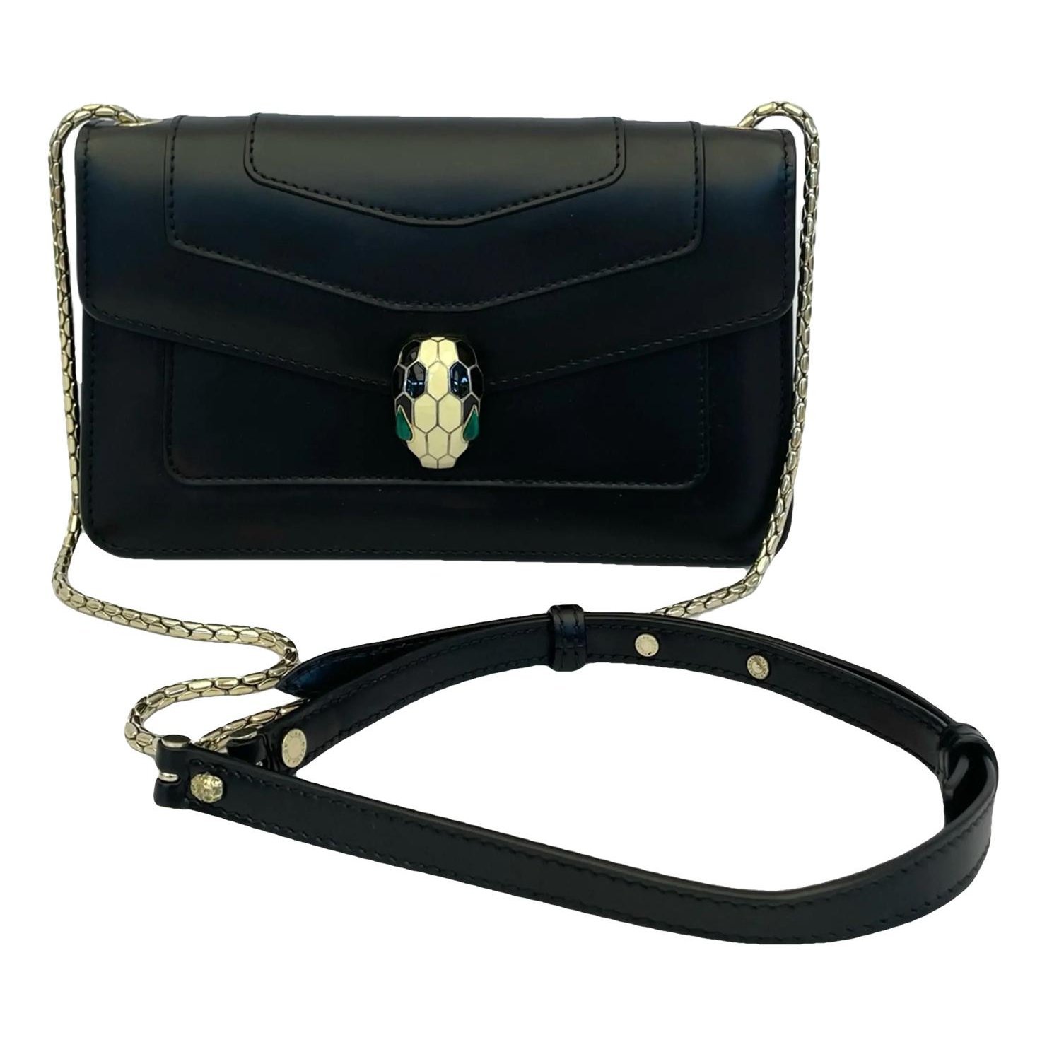 Serpenti leather handbag