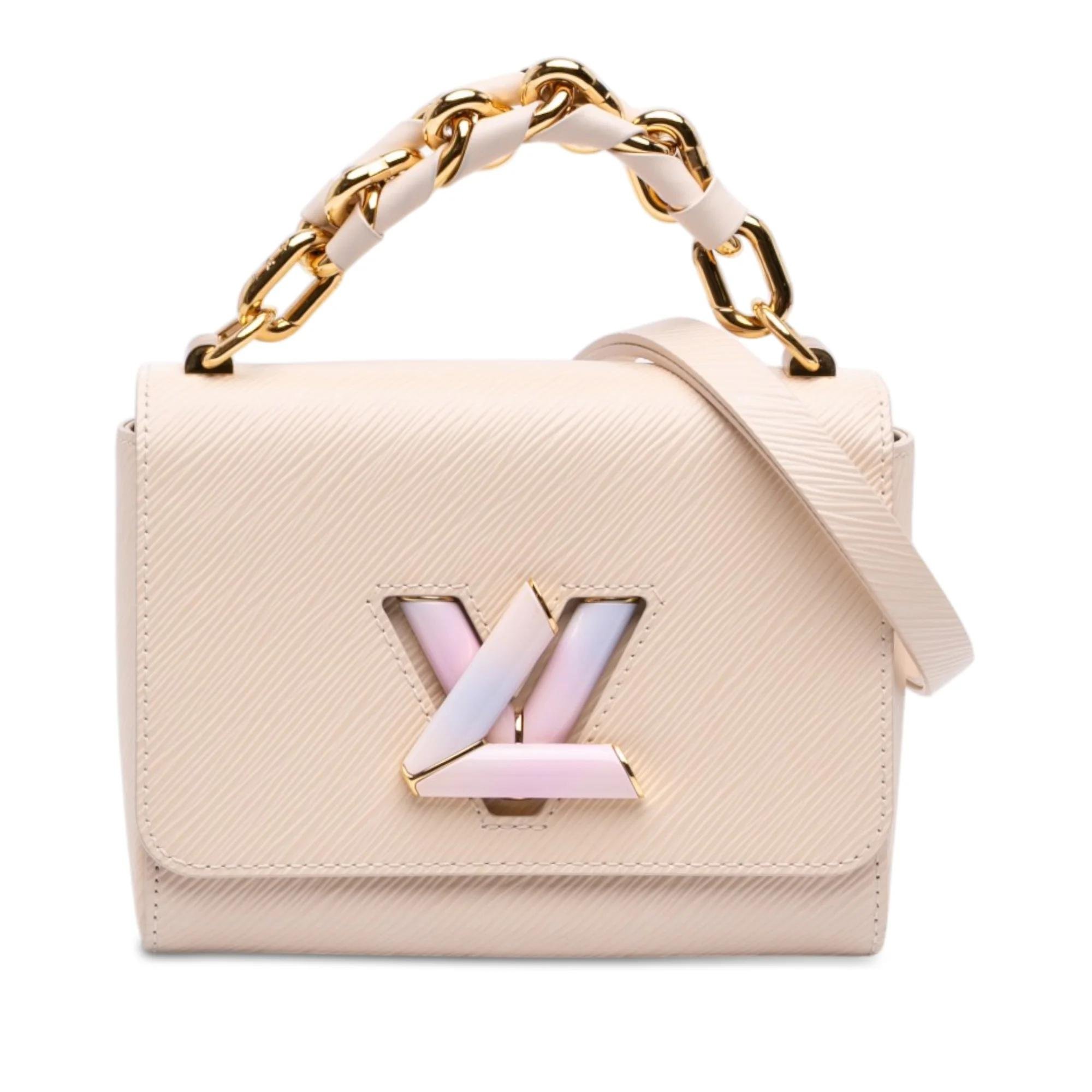 Twist leather handbag