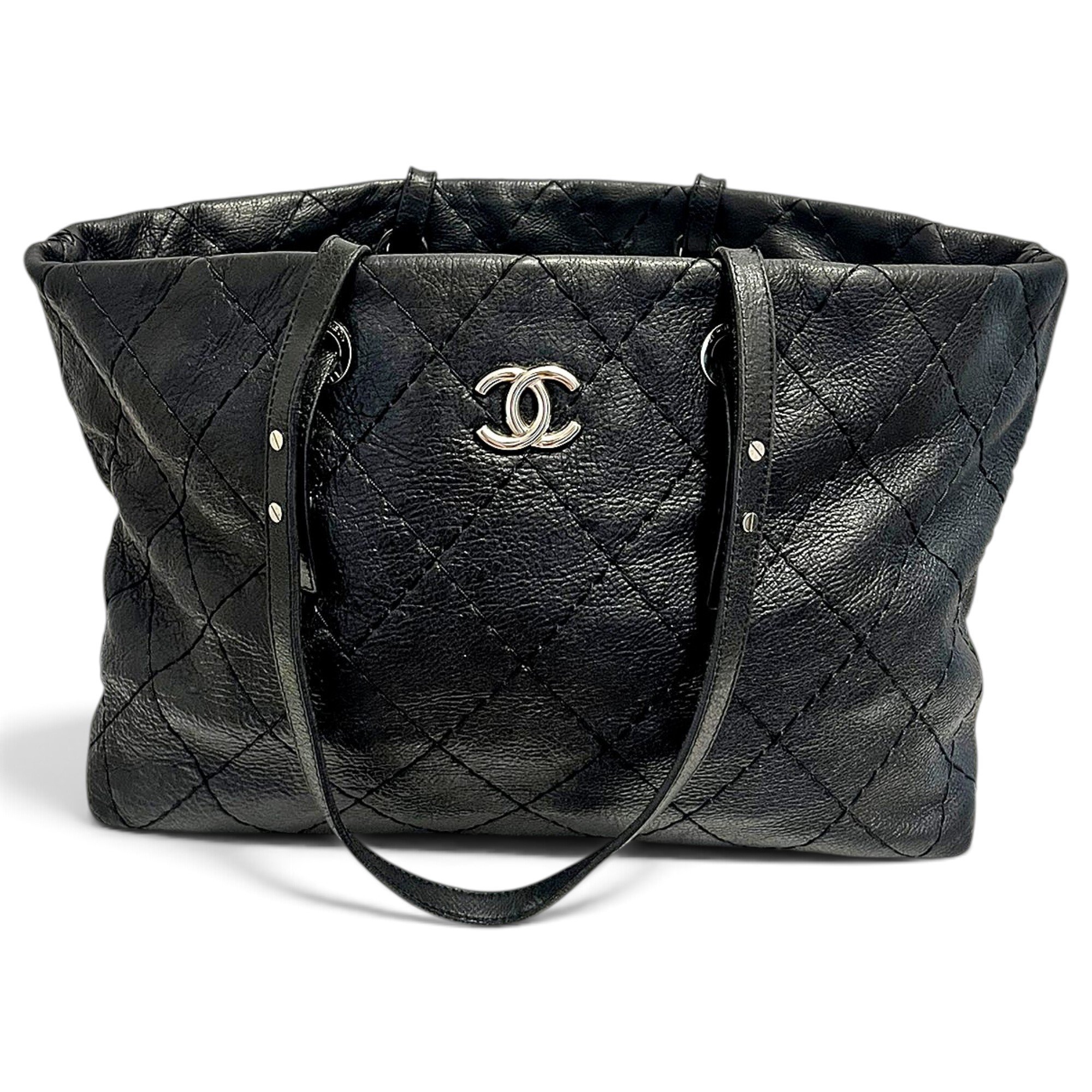 Leather tote