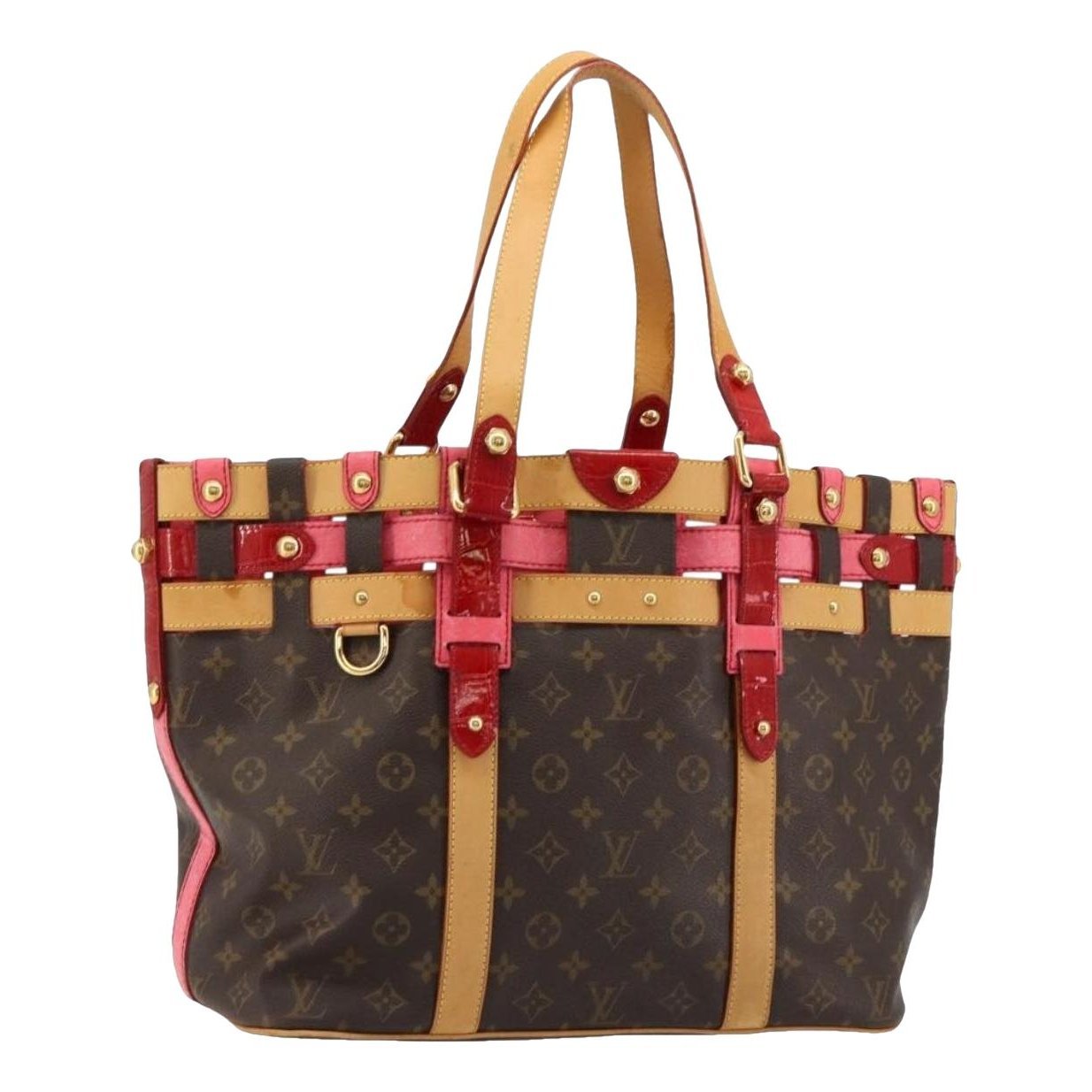 Bucket leather handbag