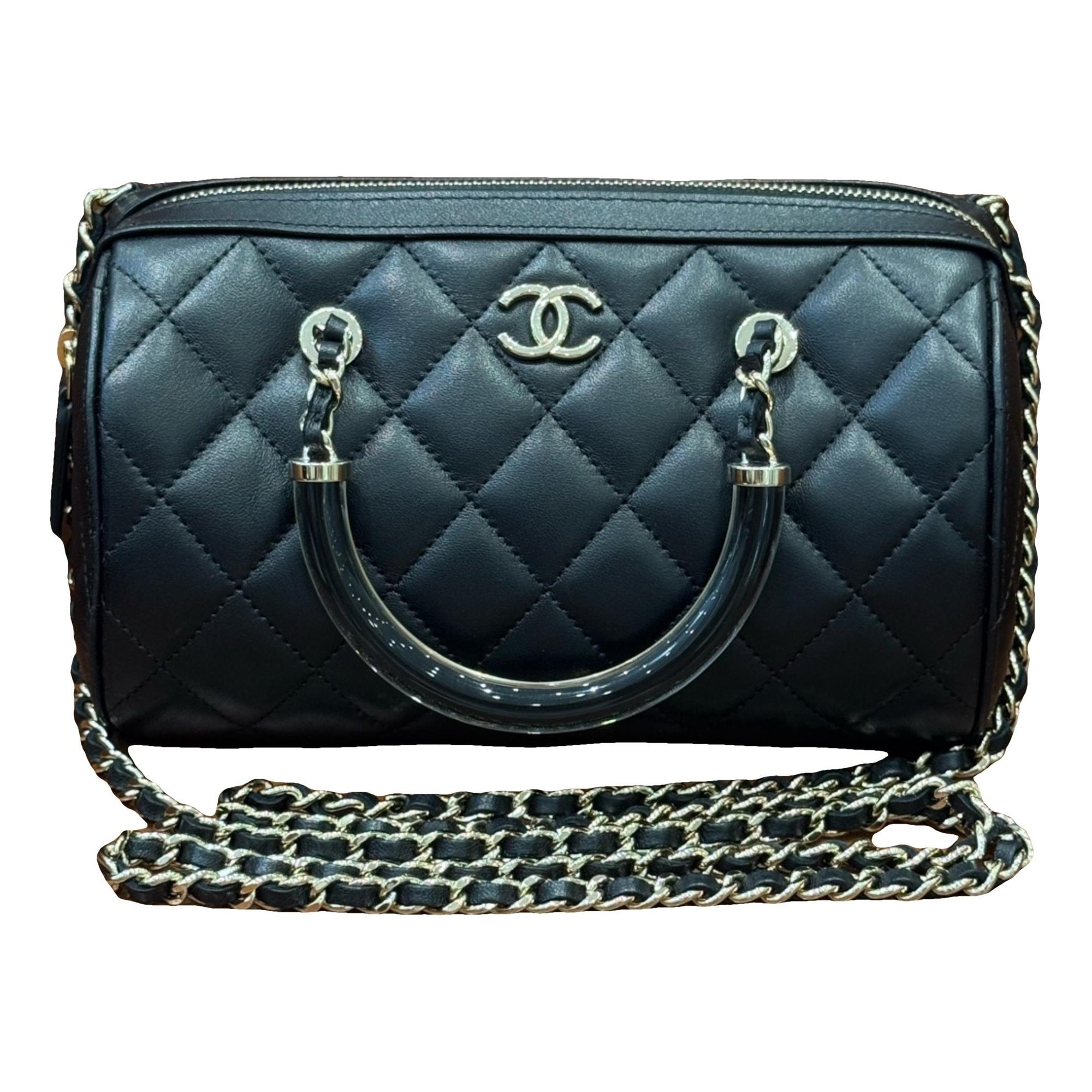 Bowling Bag leather handbag