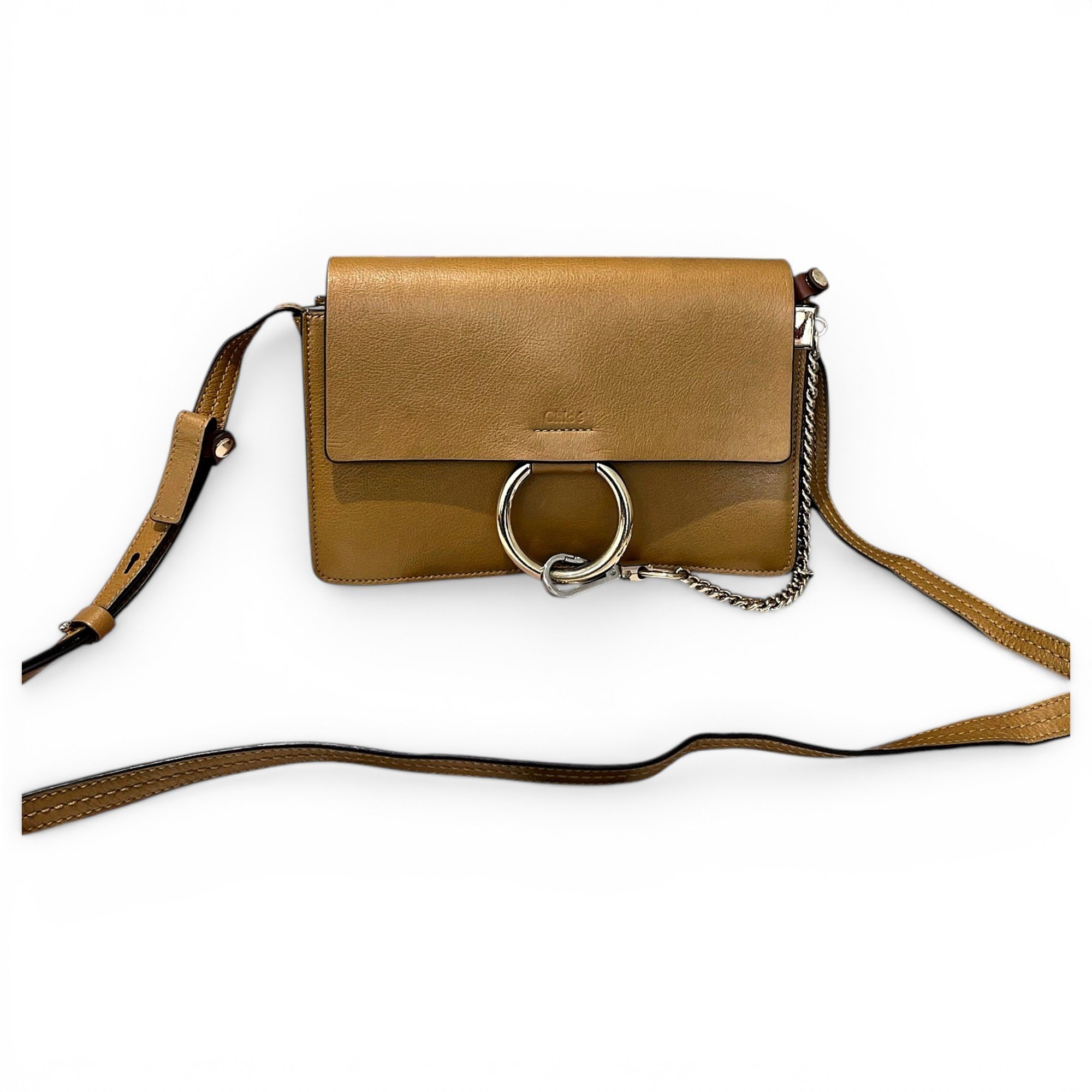 Faye leather handbag