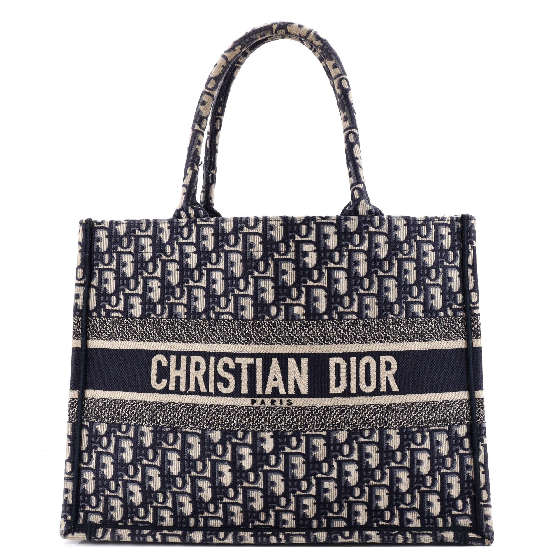 Book Tote Oblique Canvas Medium