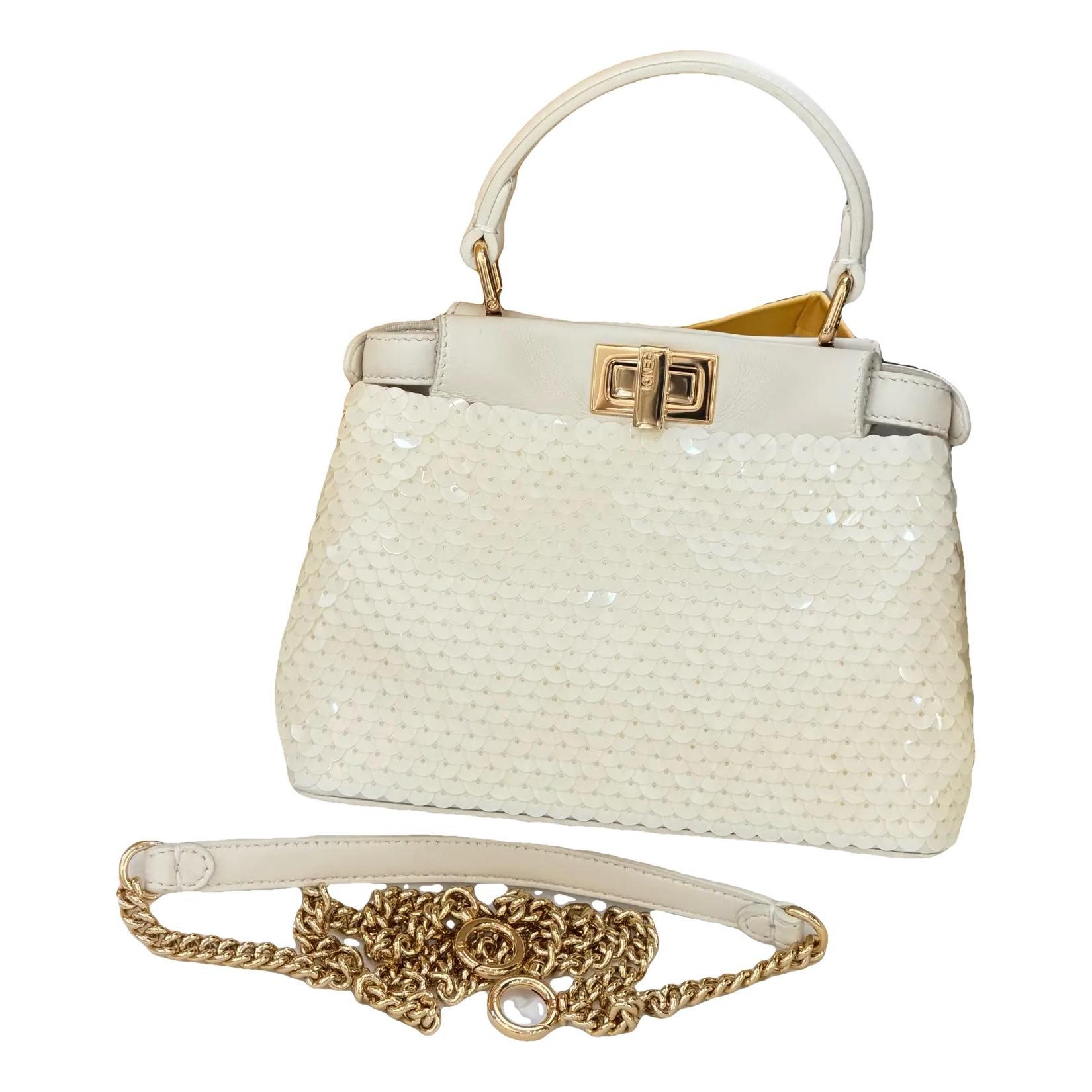 Peekaboo glitter crossbody bag