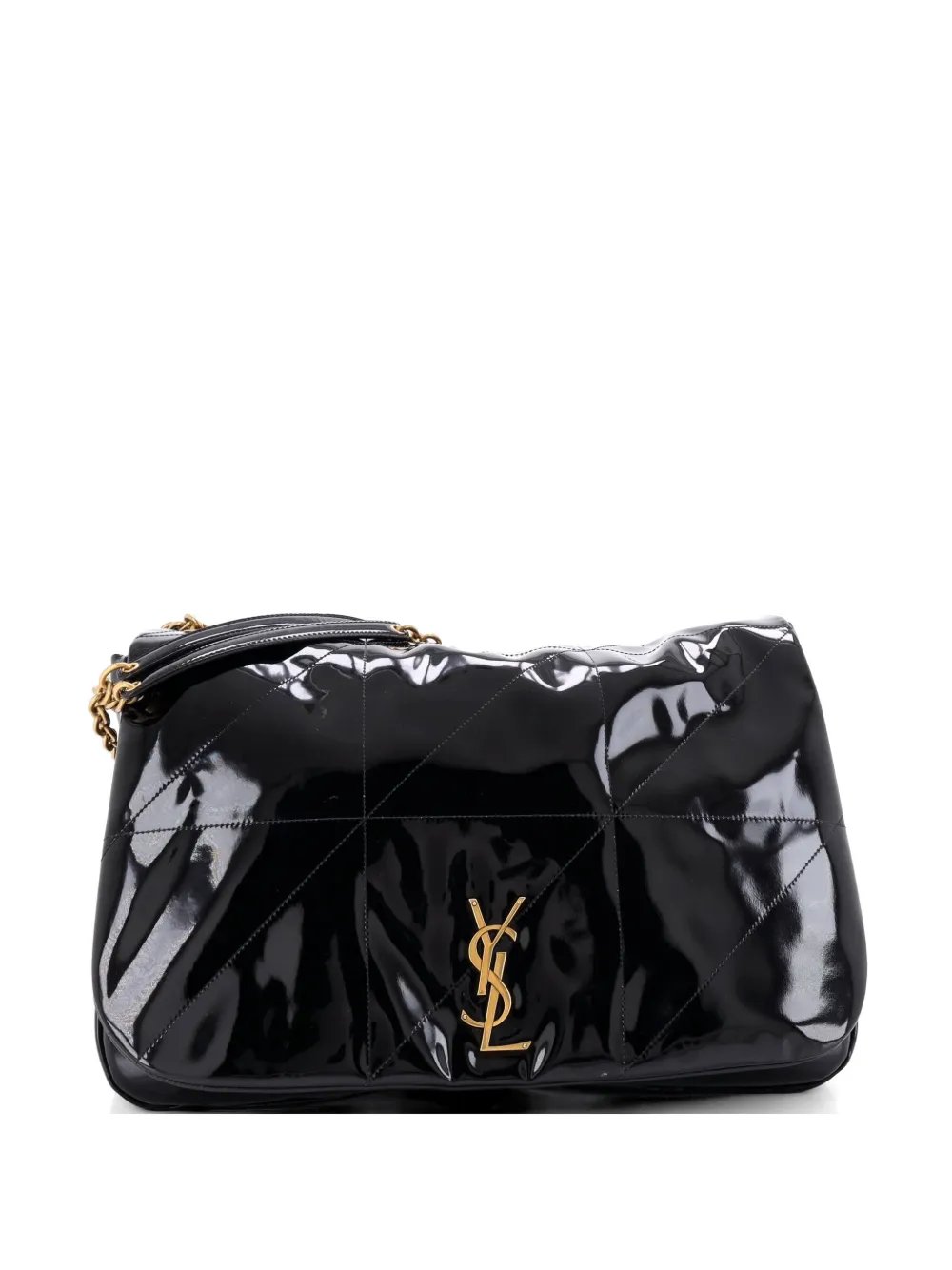 Jamie 4.3 Quilted Patent Large shoulder bag