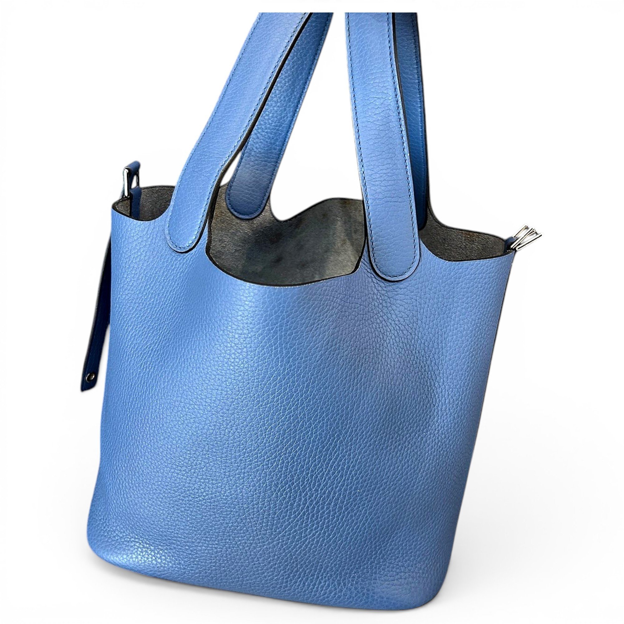 Picotin leather handbag
