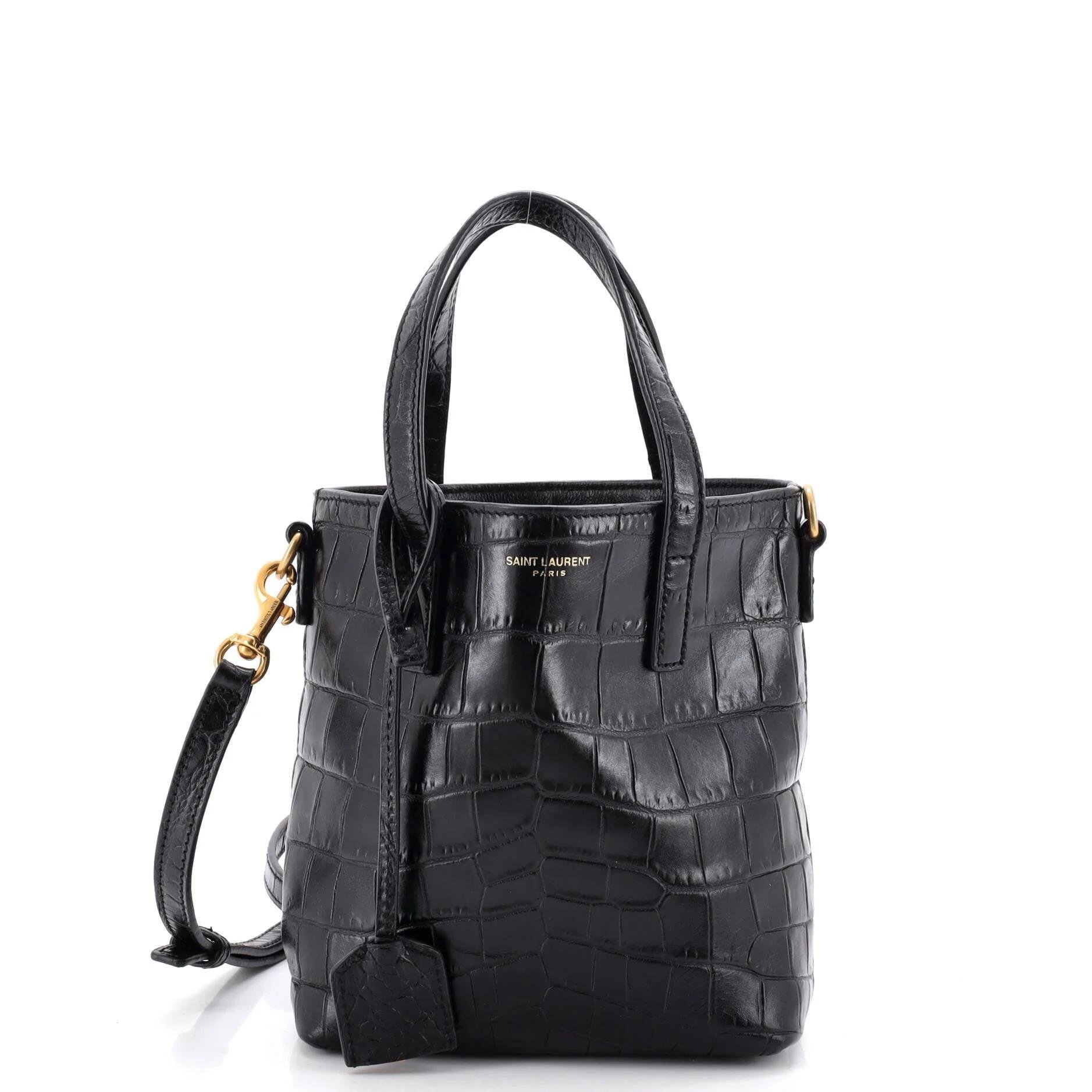 Leather tote