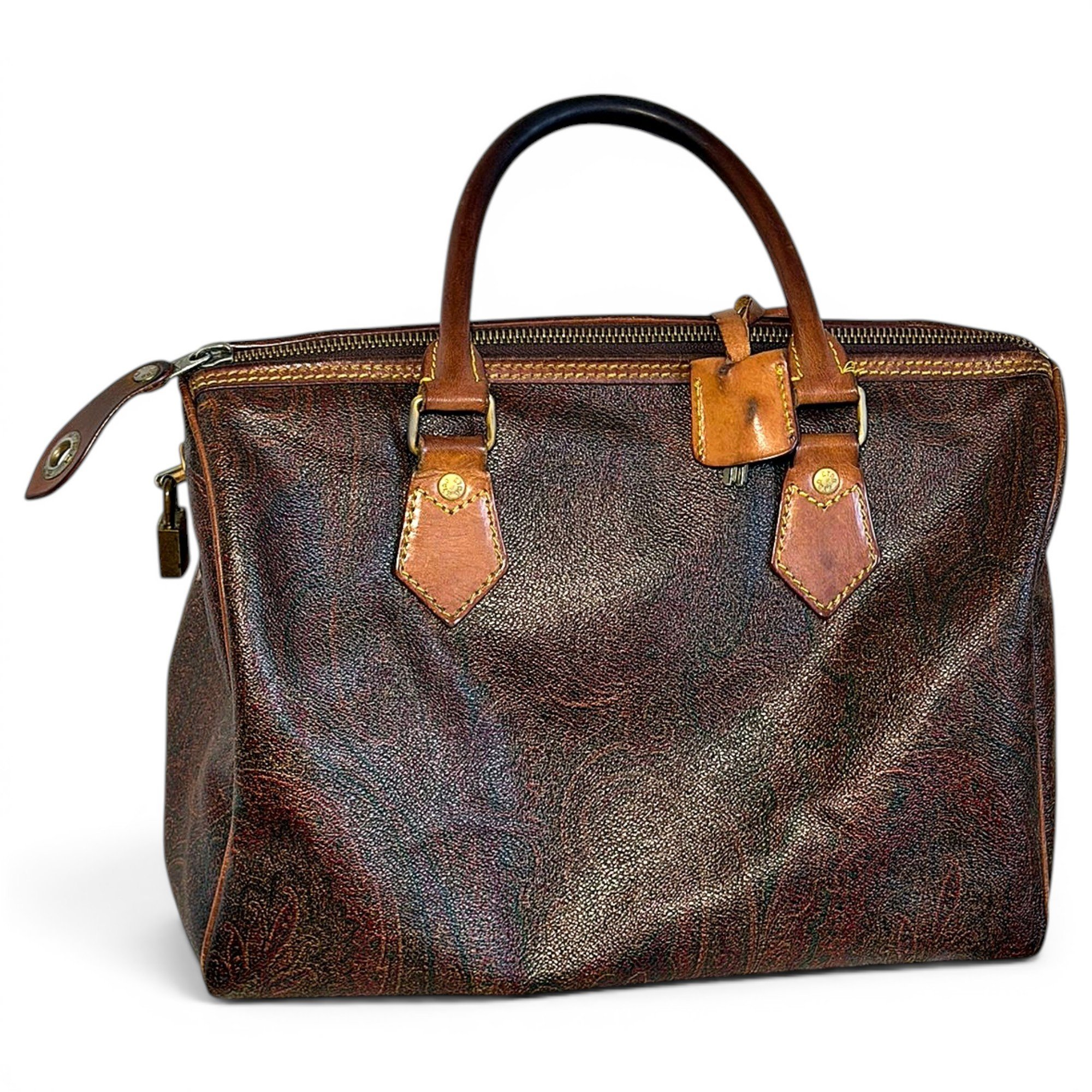 Leather handbag
