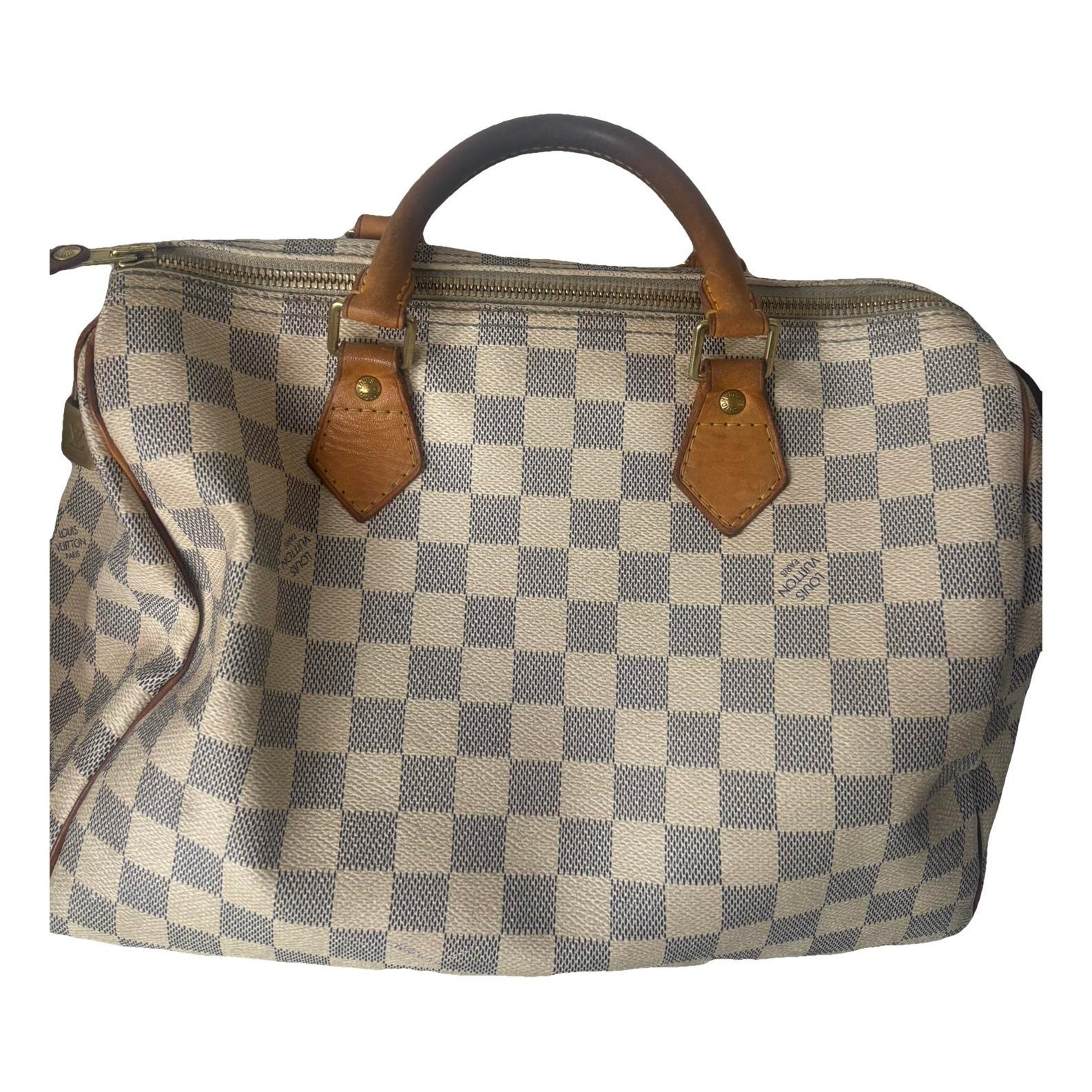 Speedy leather handbag