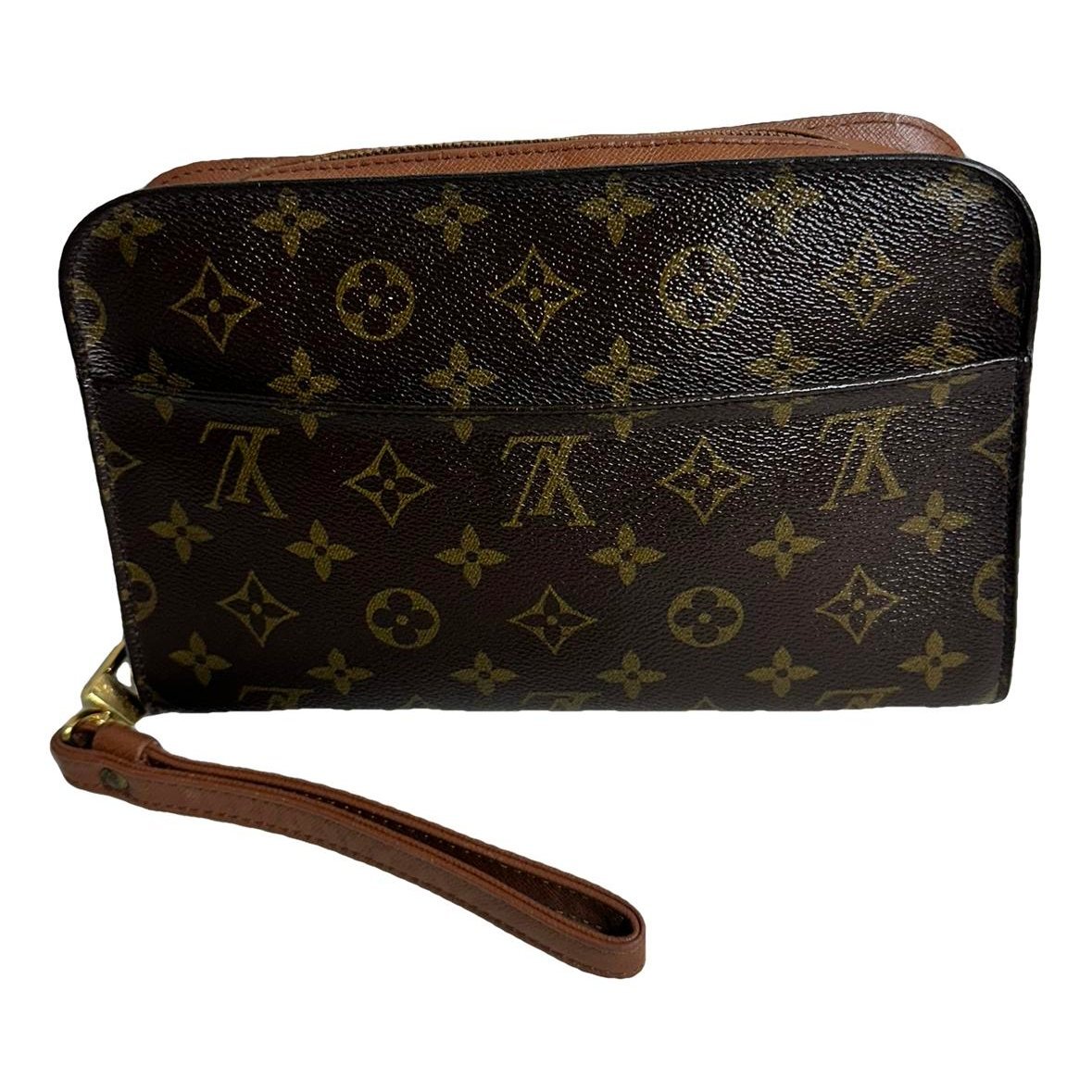 Orsay leather clutch bag