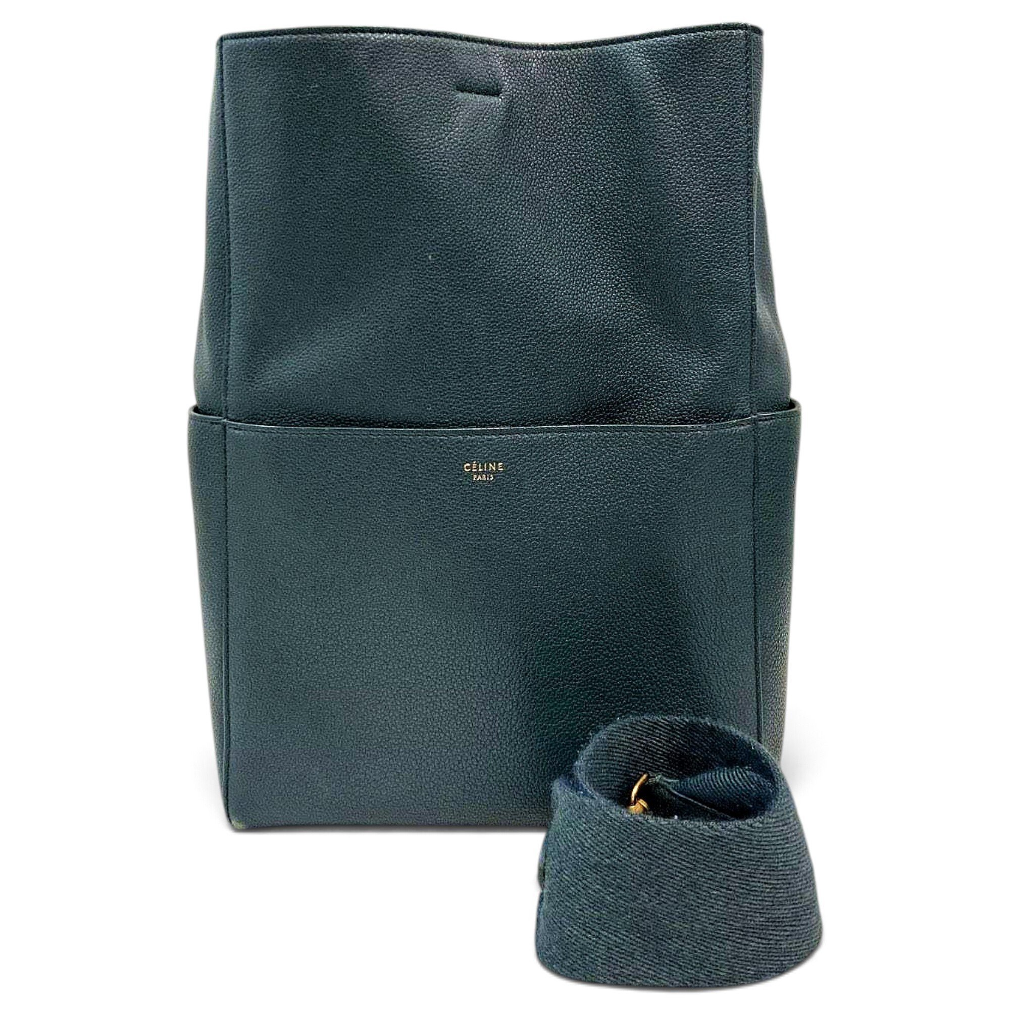 Seau Sangle leather handbag