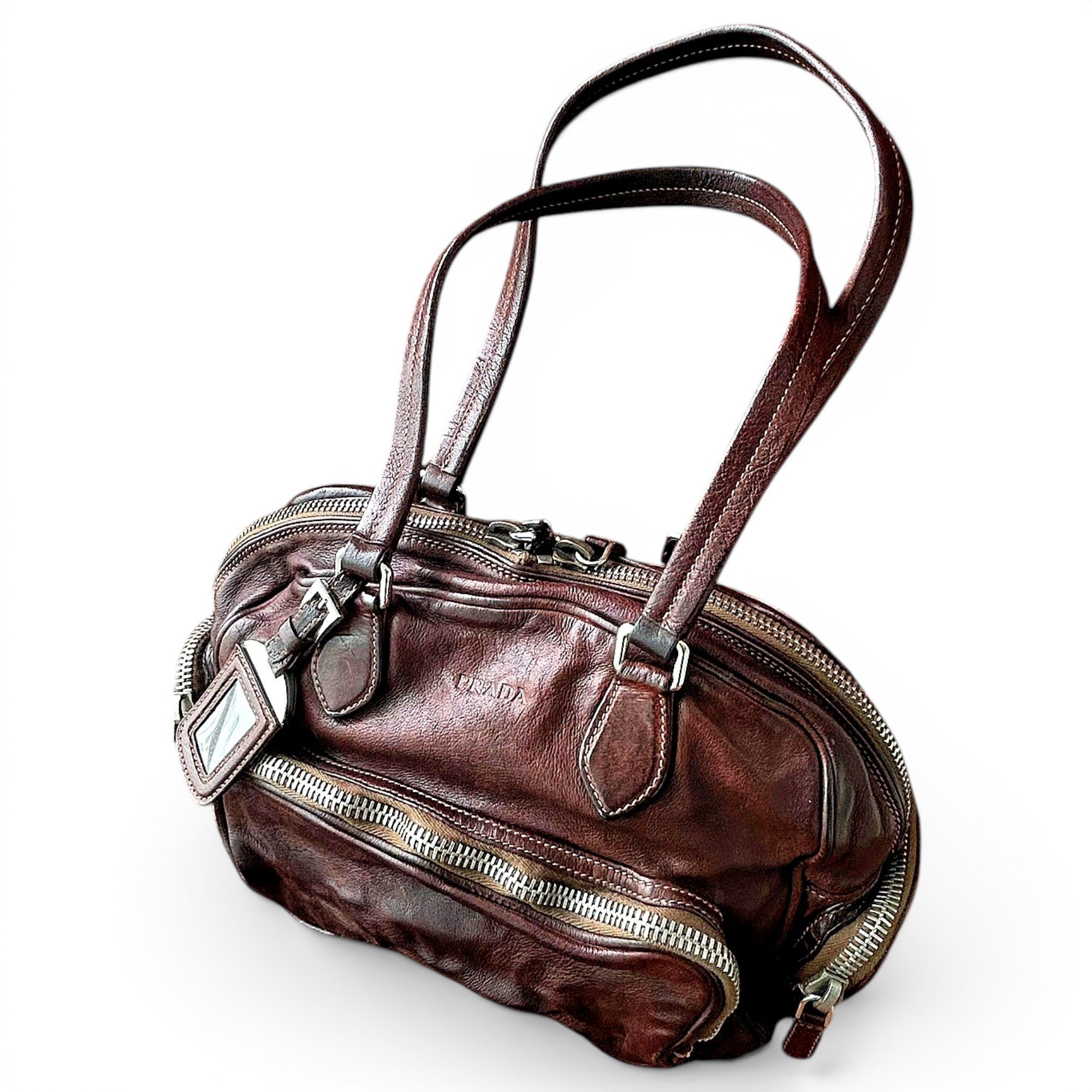 Leather handbag