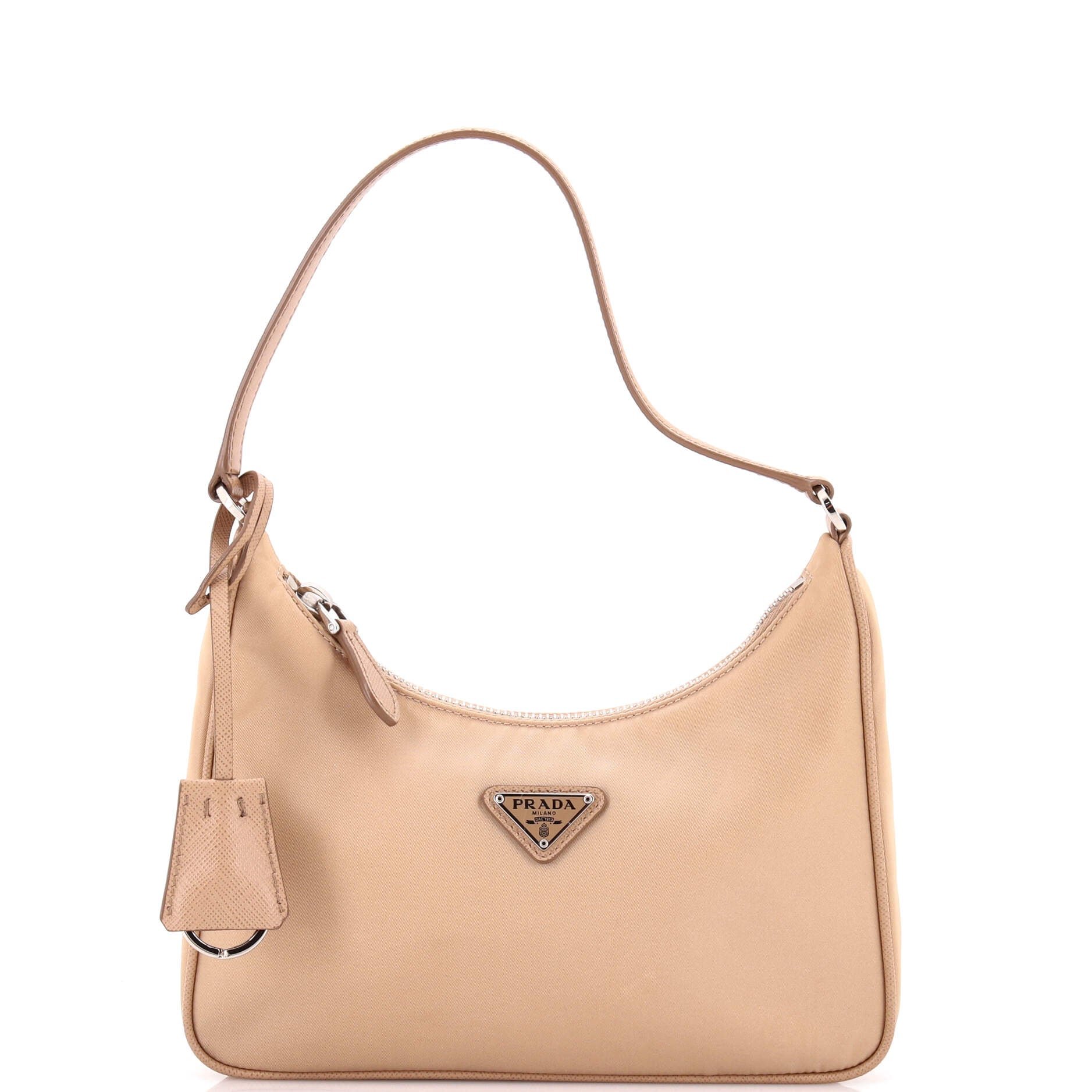 Re-Edition 2005 Hobo Tessuto with Saffiano Leather Mini