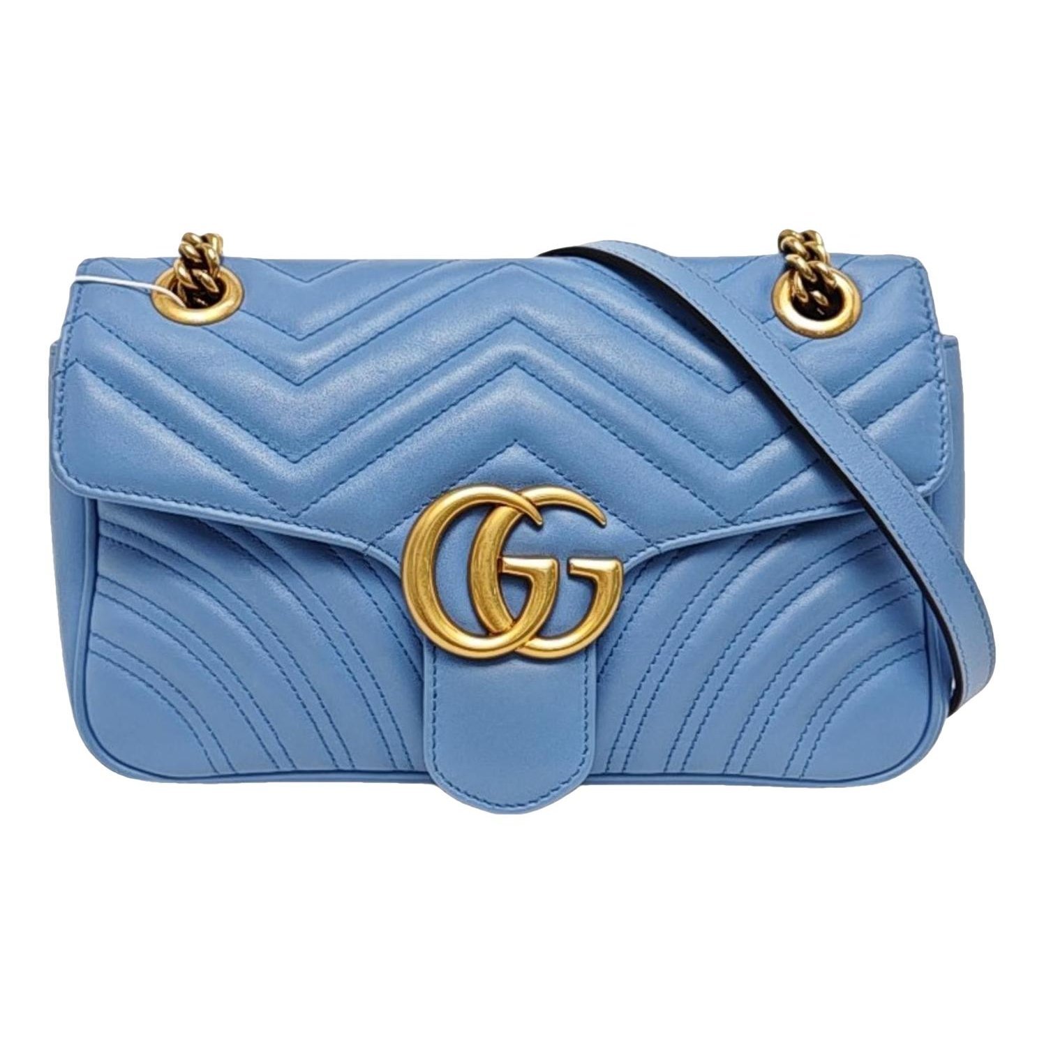 GG Marmont Flap leather crossbody bag
