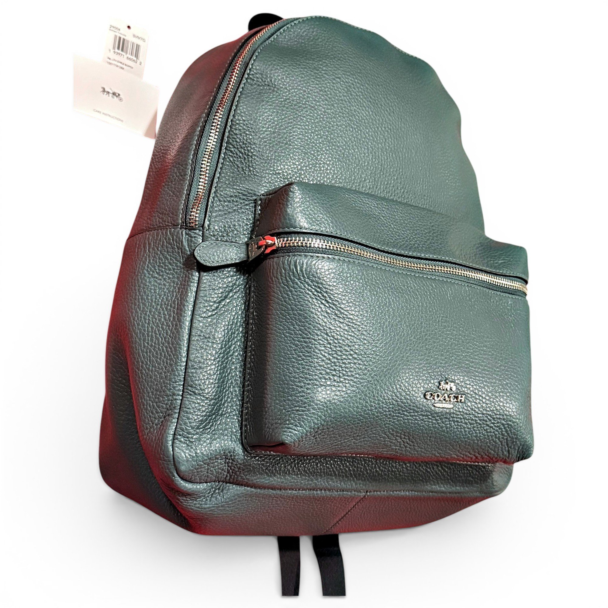 Leather backpack