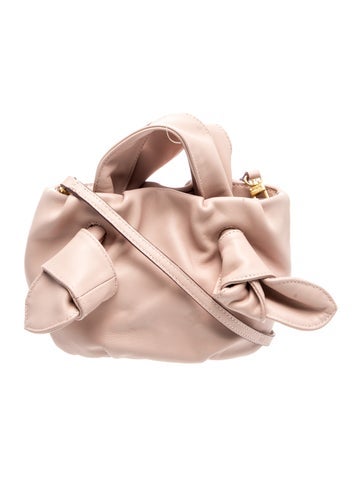 Staud Leather Top Handle Bag Small