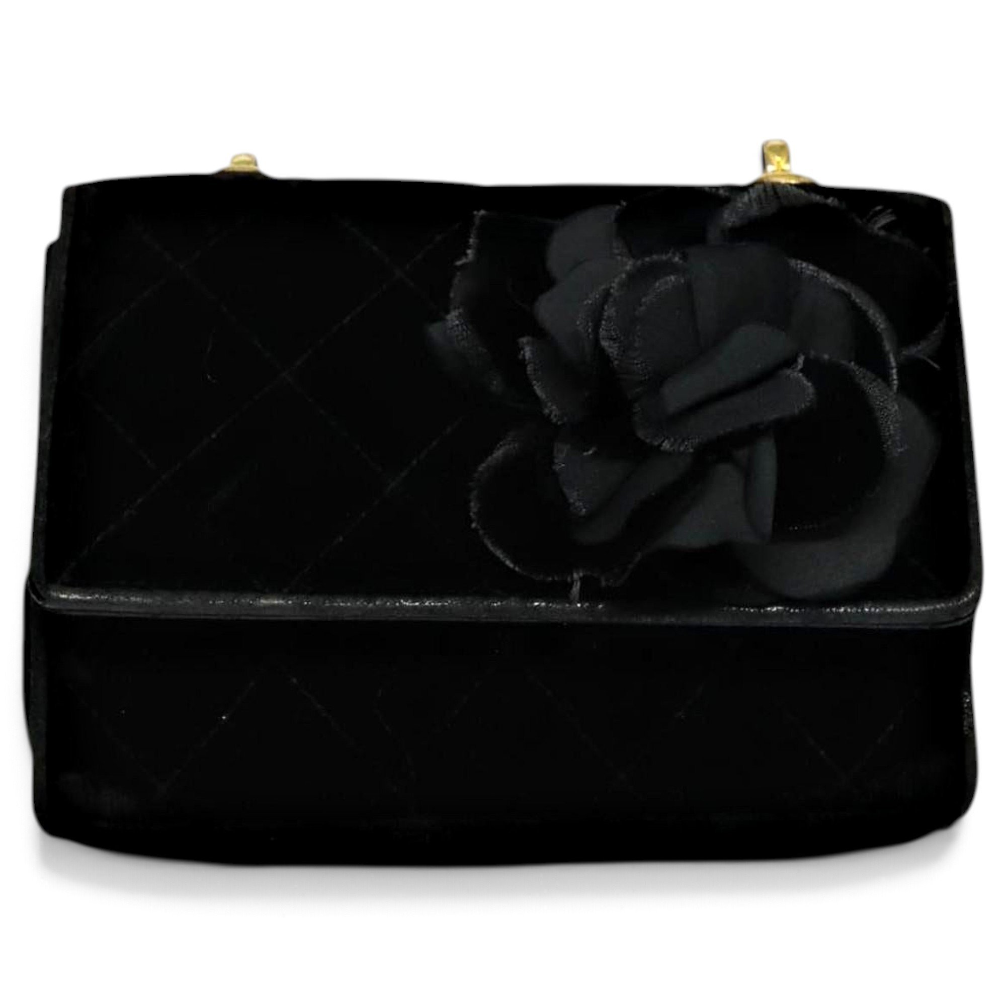 Velvet handbag
