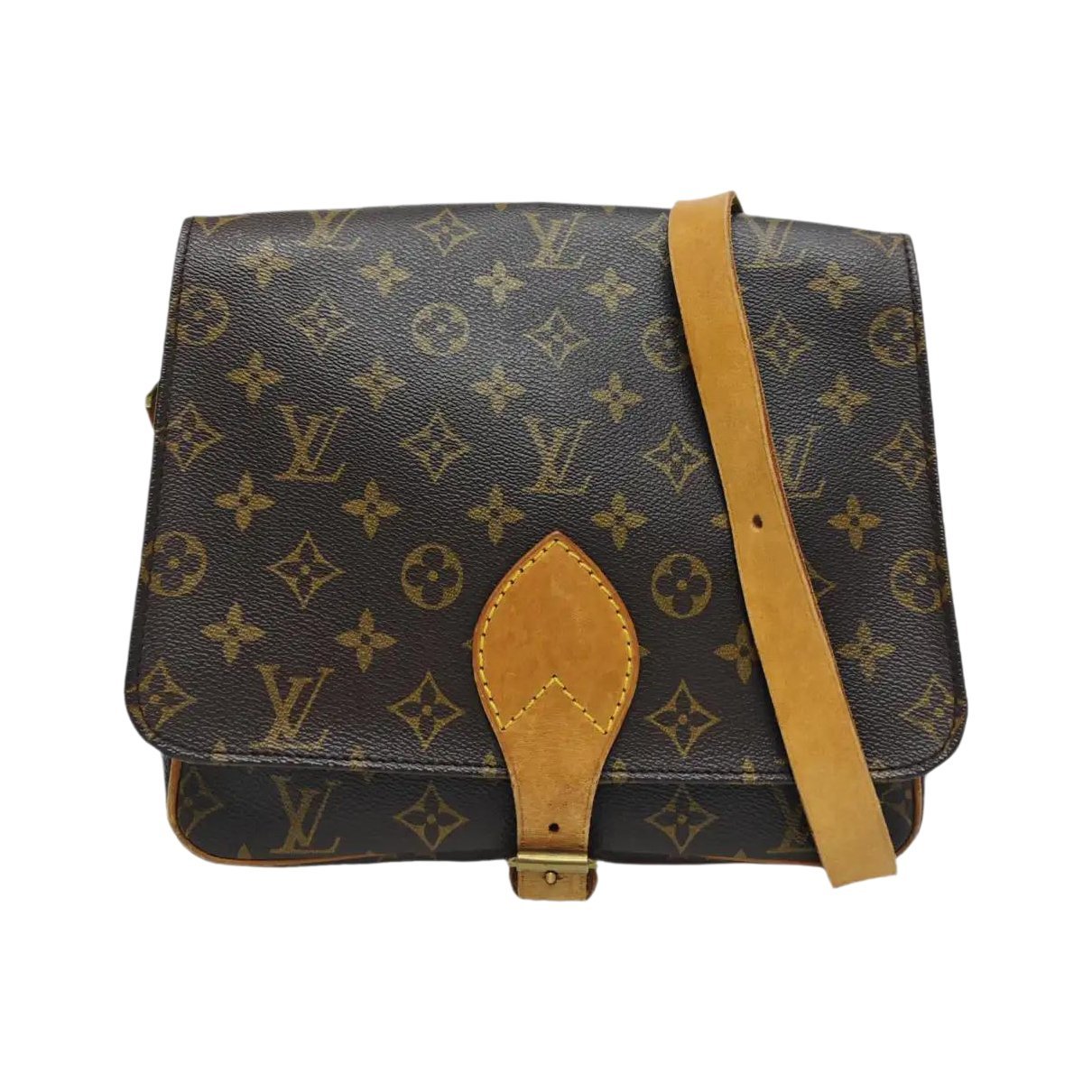 Cartouchière leather crossbody bag