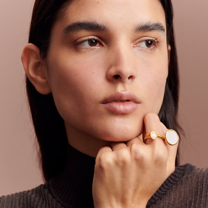 Mauve Pâle Cor Ring