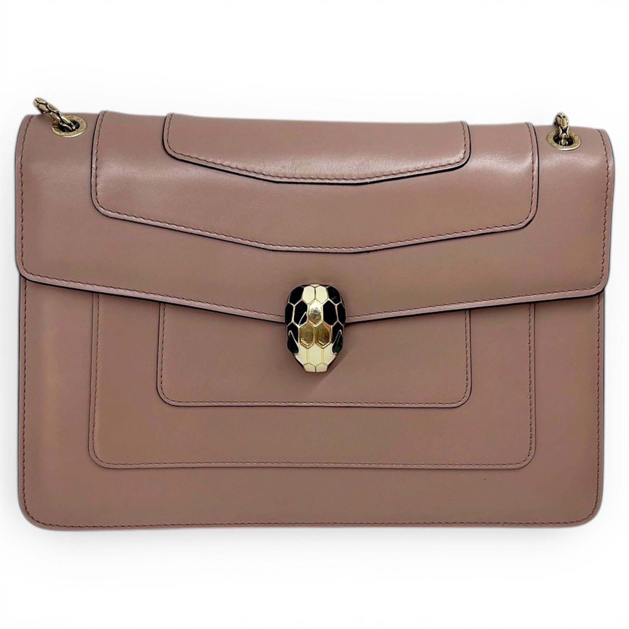 Serpenti leather crossbody bag
