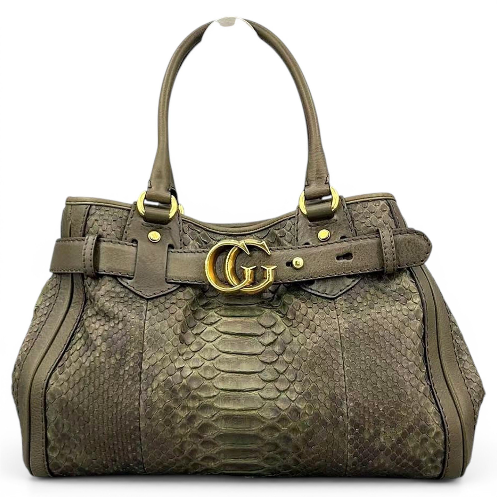 GG Running leather handbag