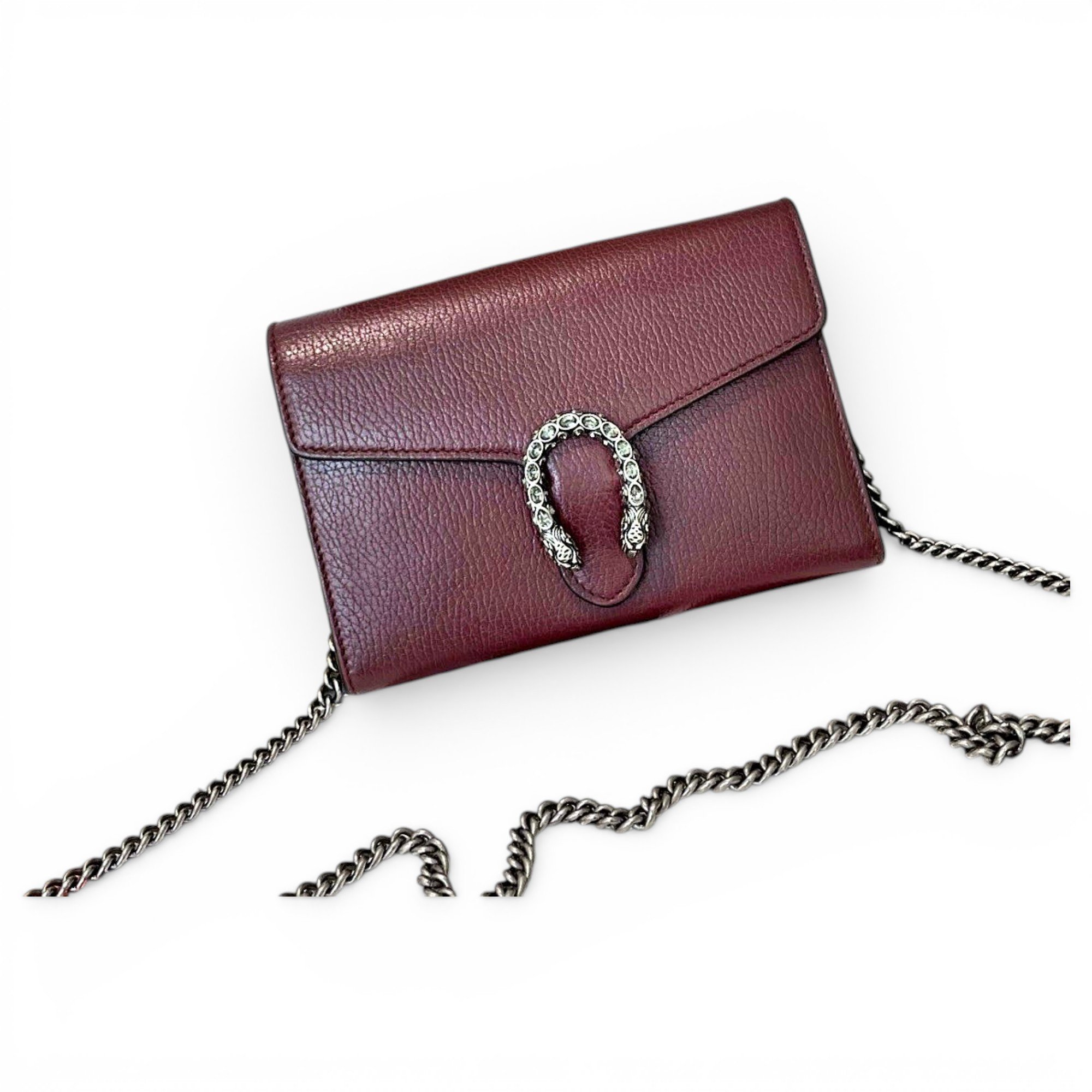 Dionysus Chain Wallet leather handbag