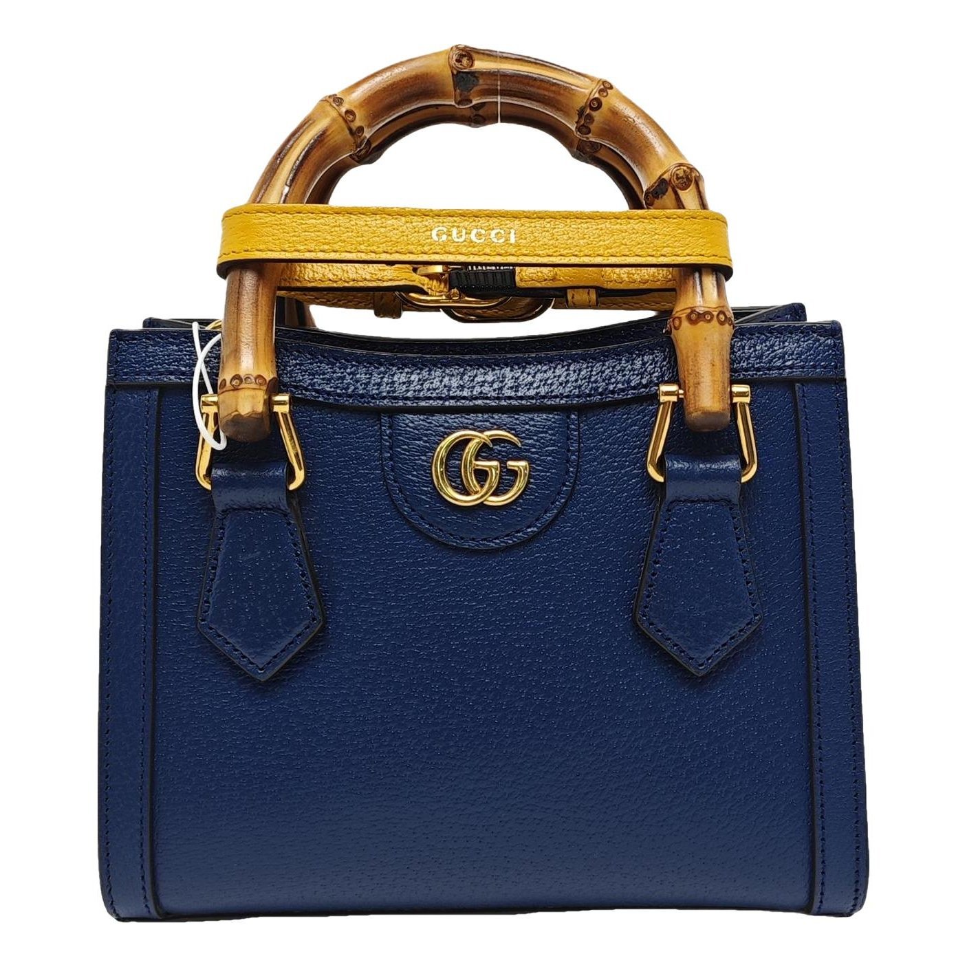 Diana Bamboo leather handbag