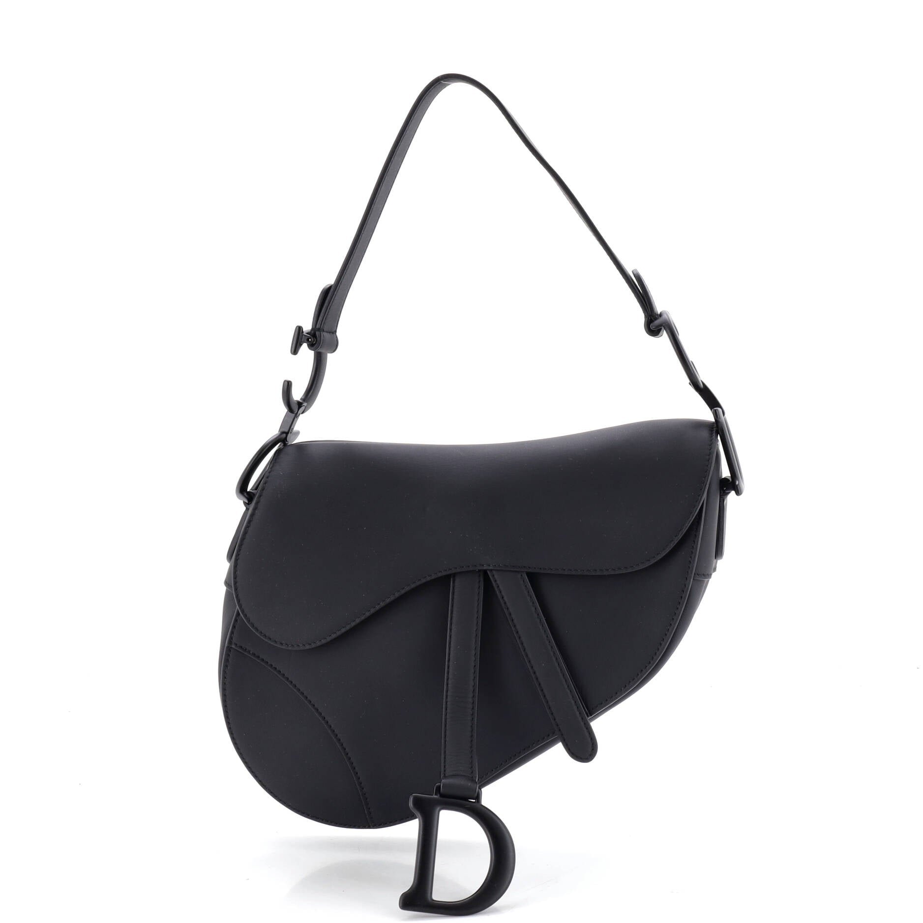 Ultra Matte Saddle Handbag Leather Medium