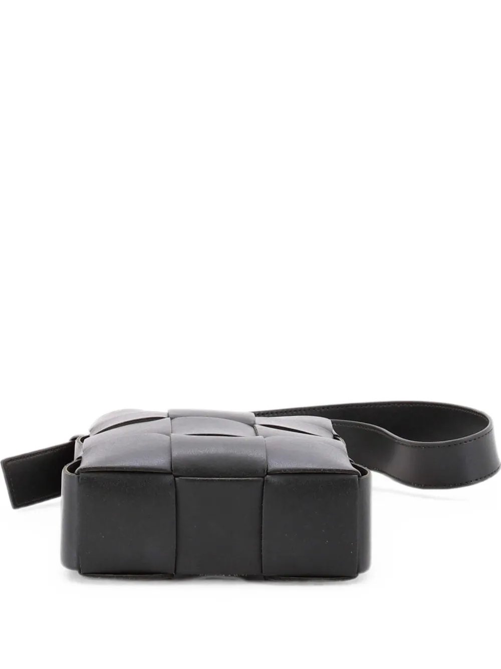 Cassette Phone Holder Maxi Intrecciato Leather crossbody bag