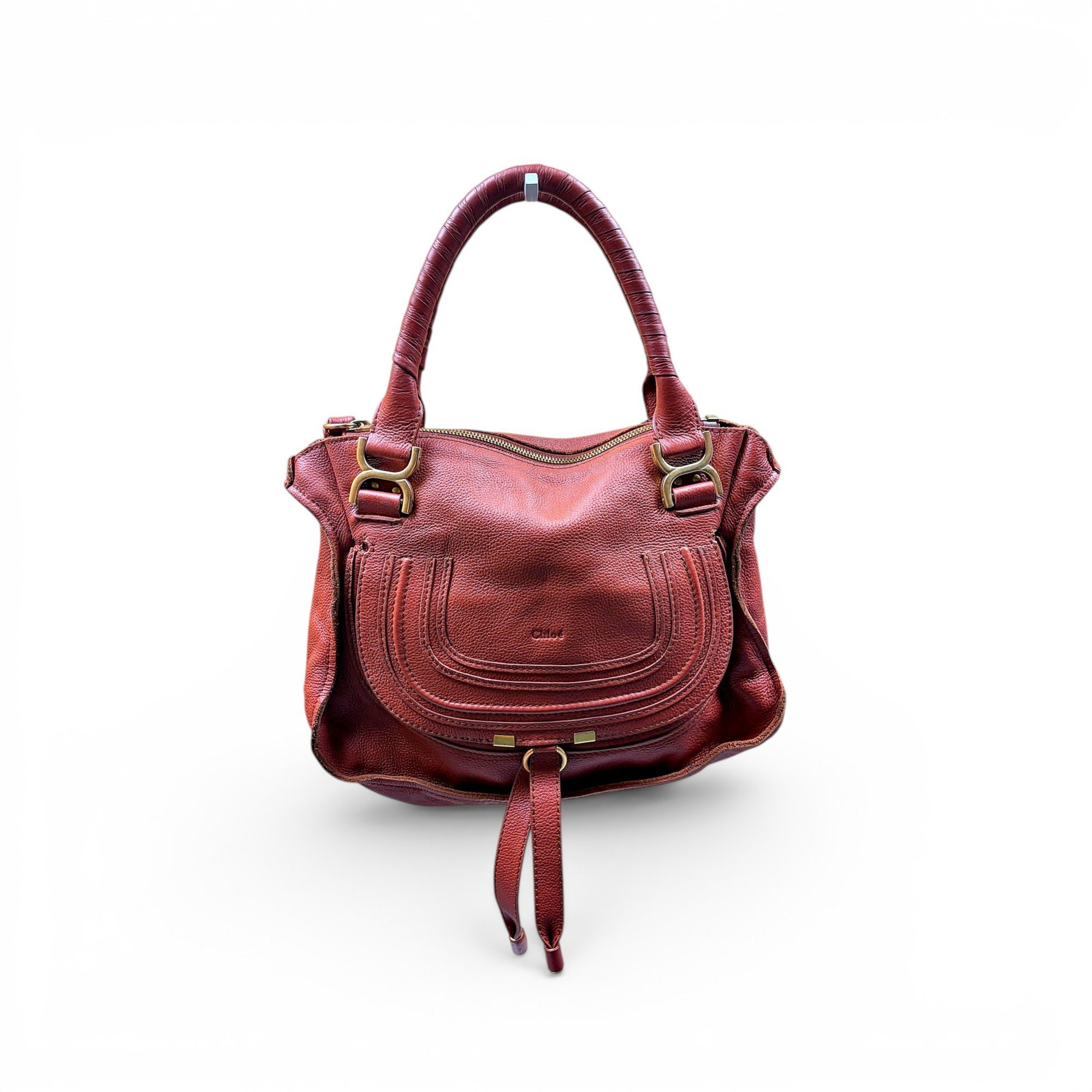 Marcie leather handbag