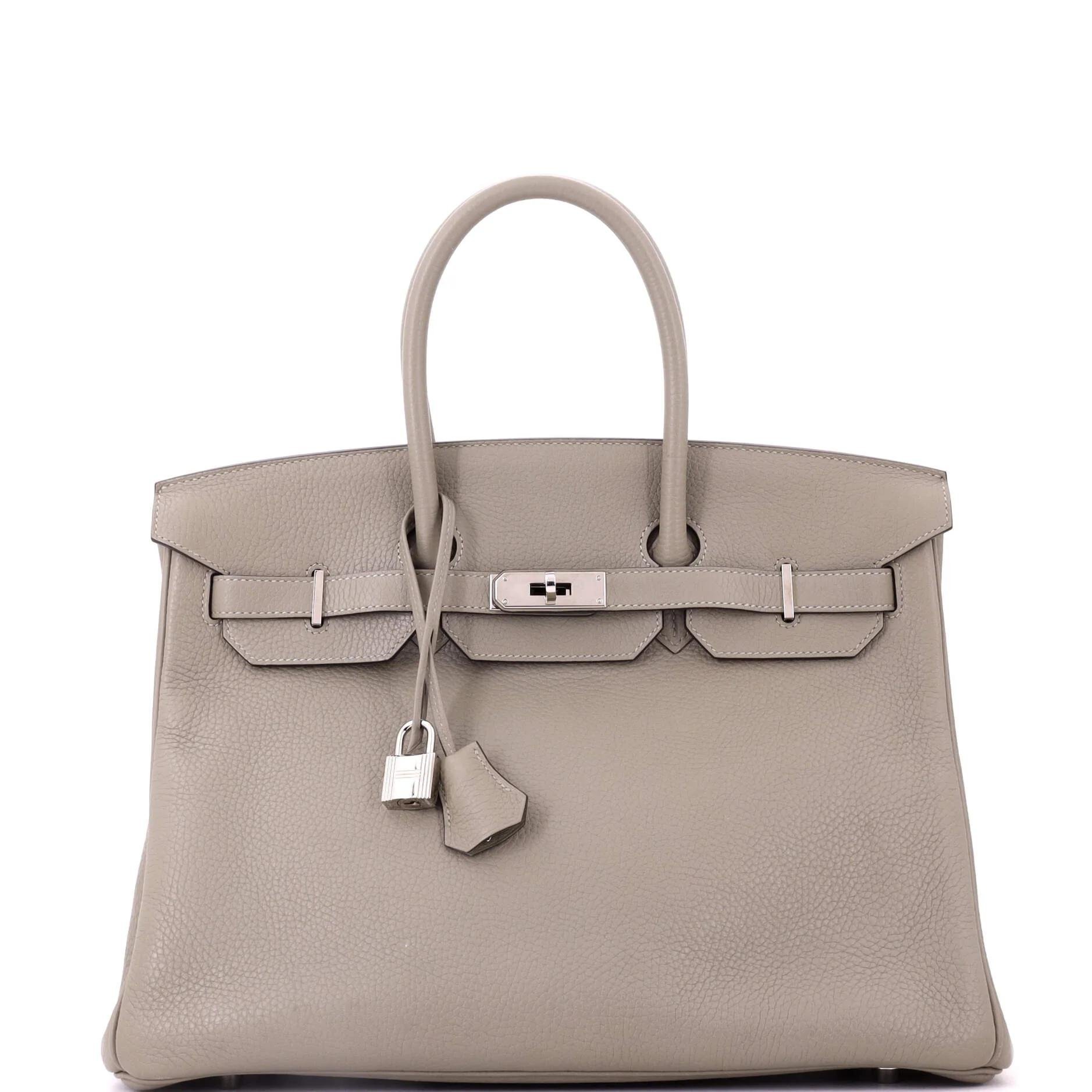 Birkin 35 leather tote