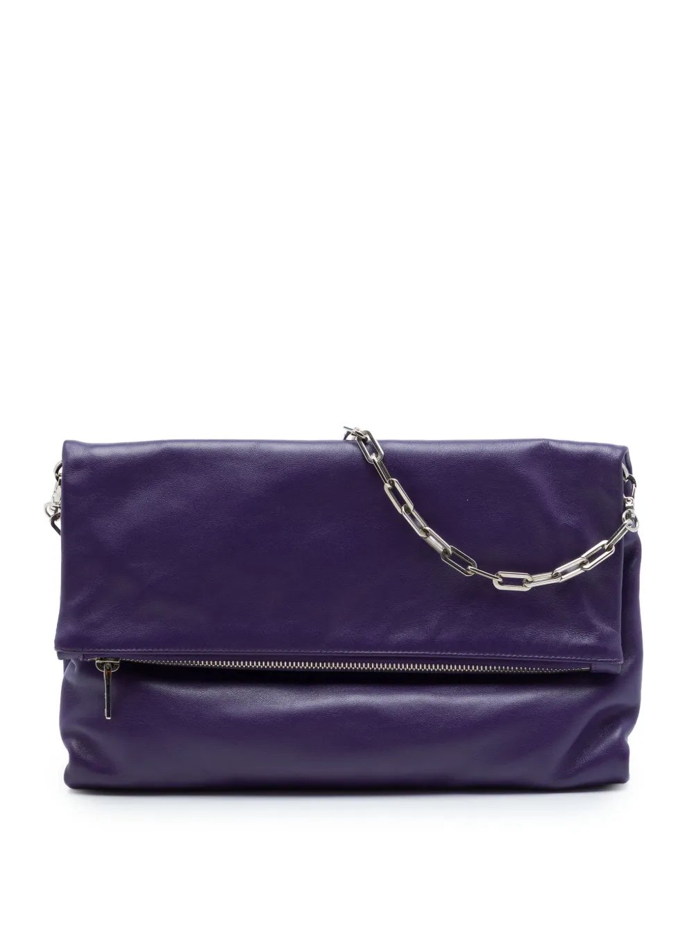 Prada 2010-2026 Soft Calf Fold Over shoulder bag