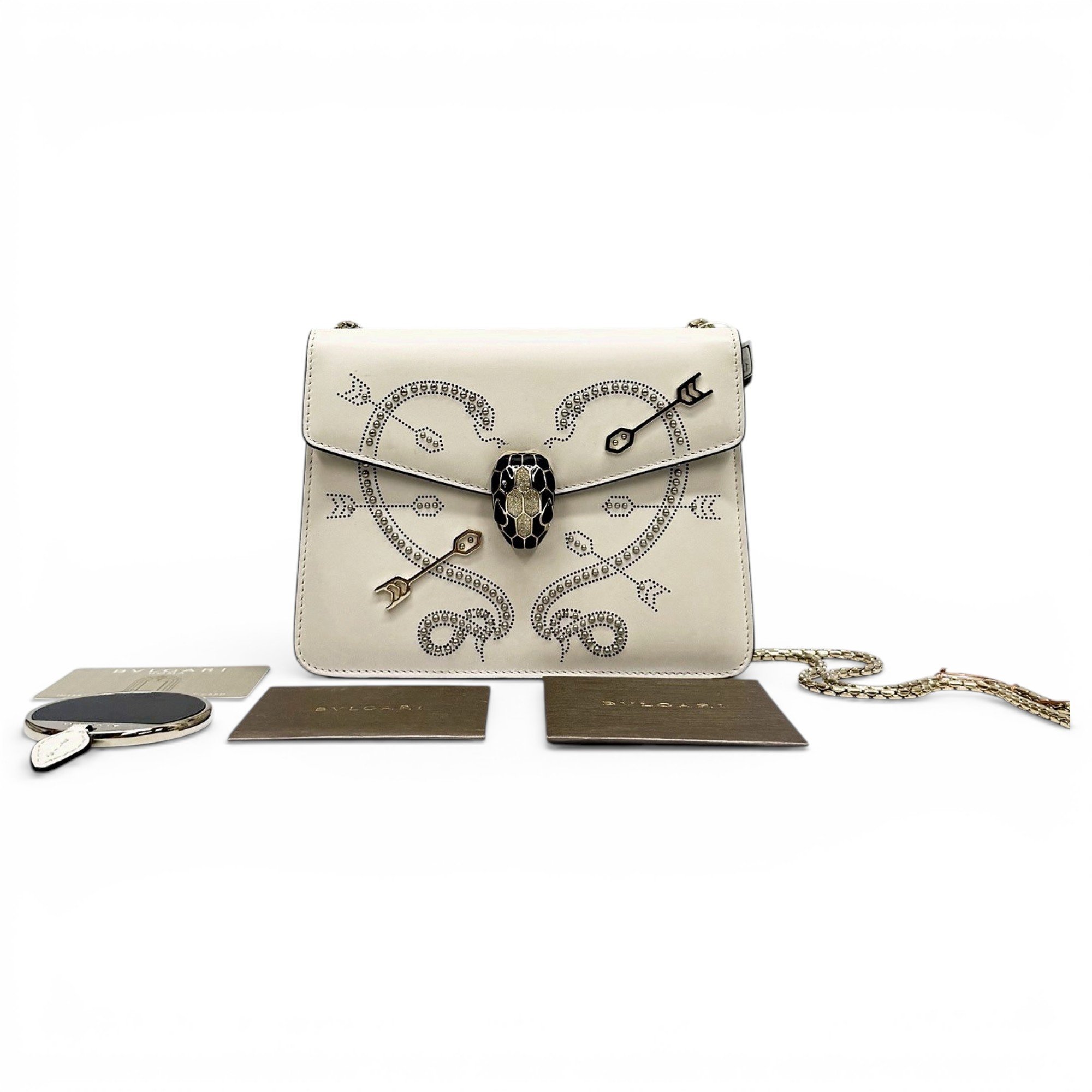 Serpenti leather crossbody bag