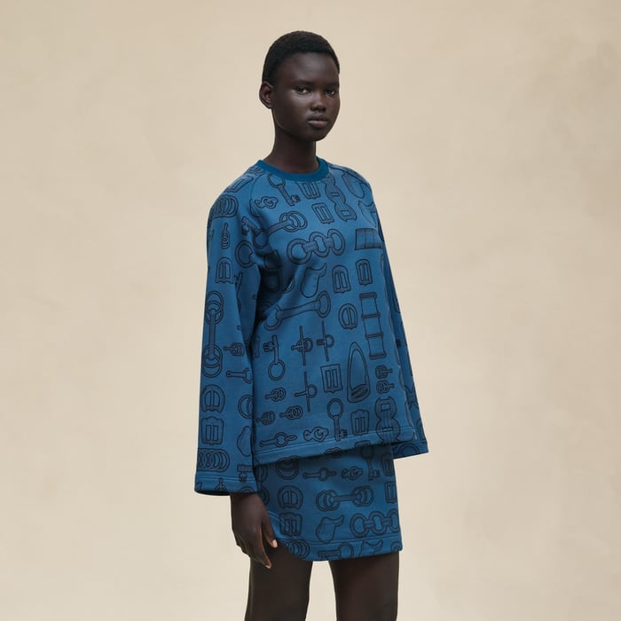 Bleu Canard "Cahier Du Colporteur" Sweatshirt