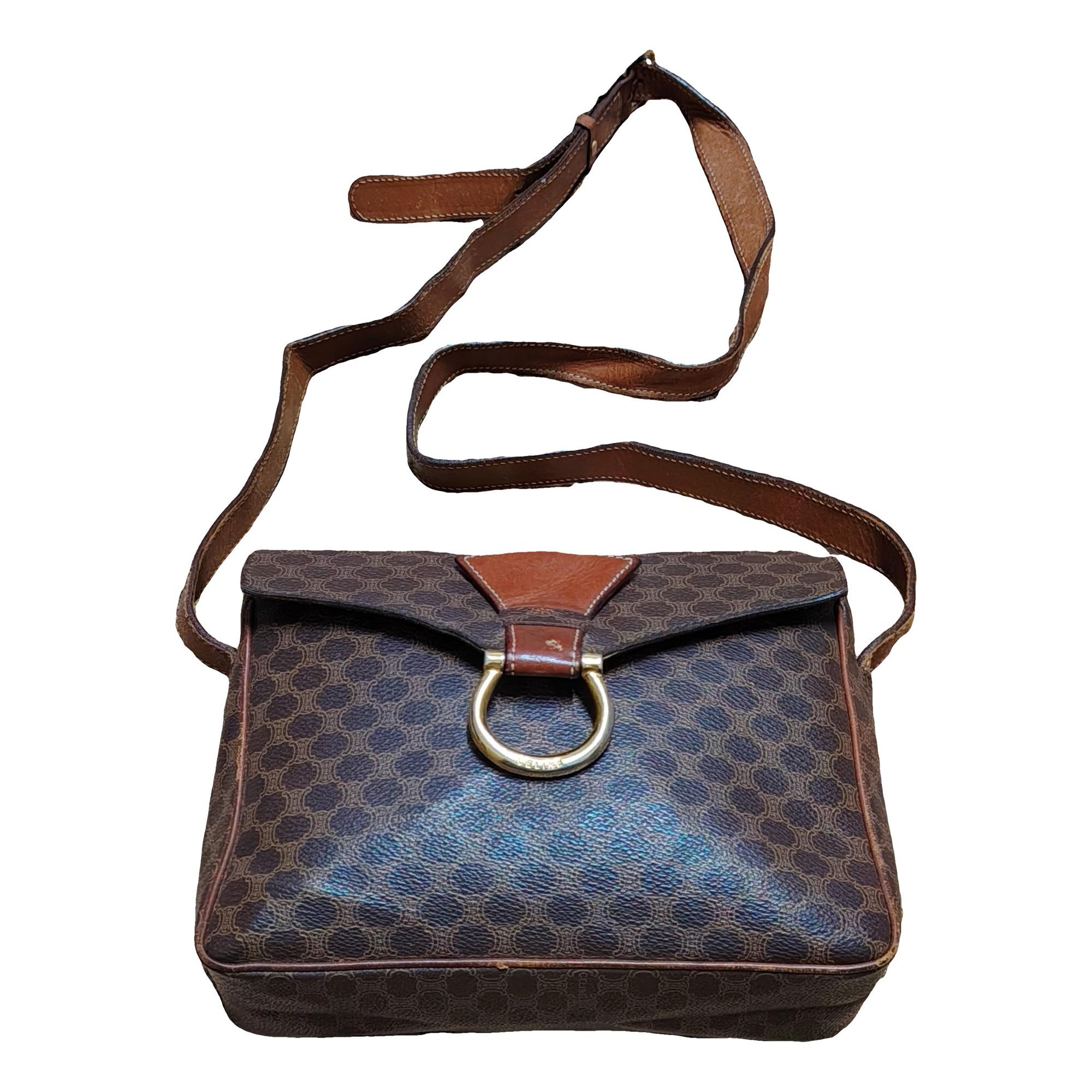 Triomphe leather handbag