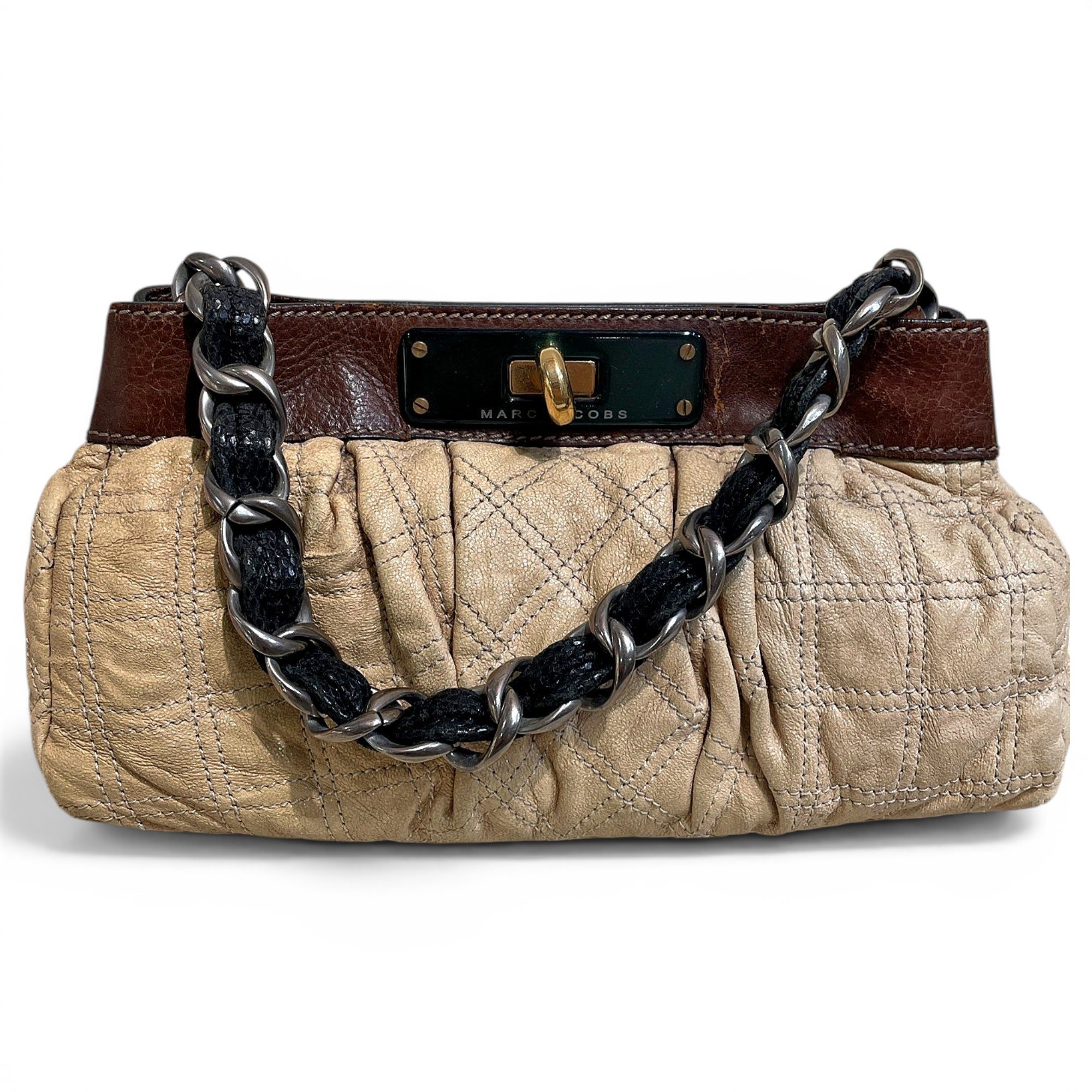 Leather handbag