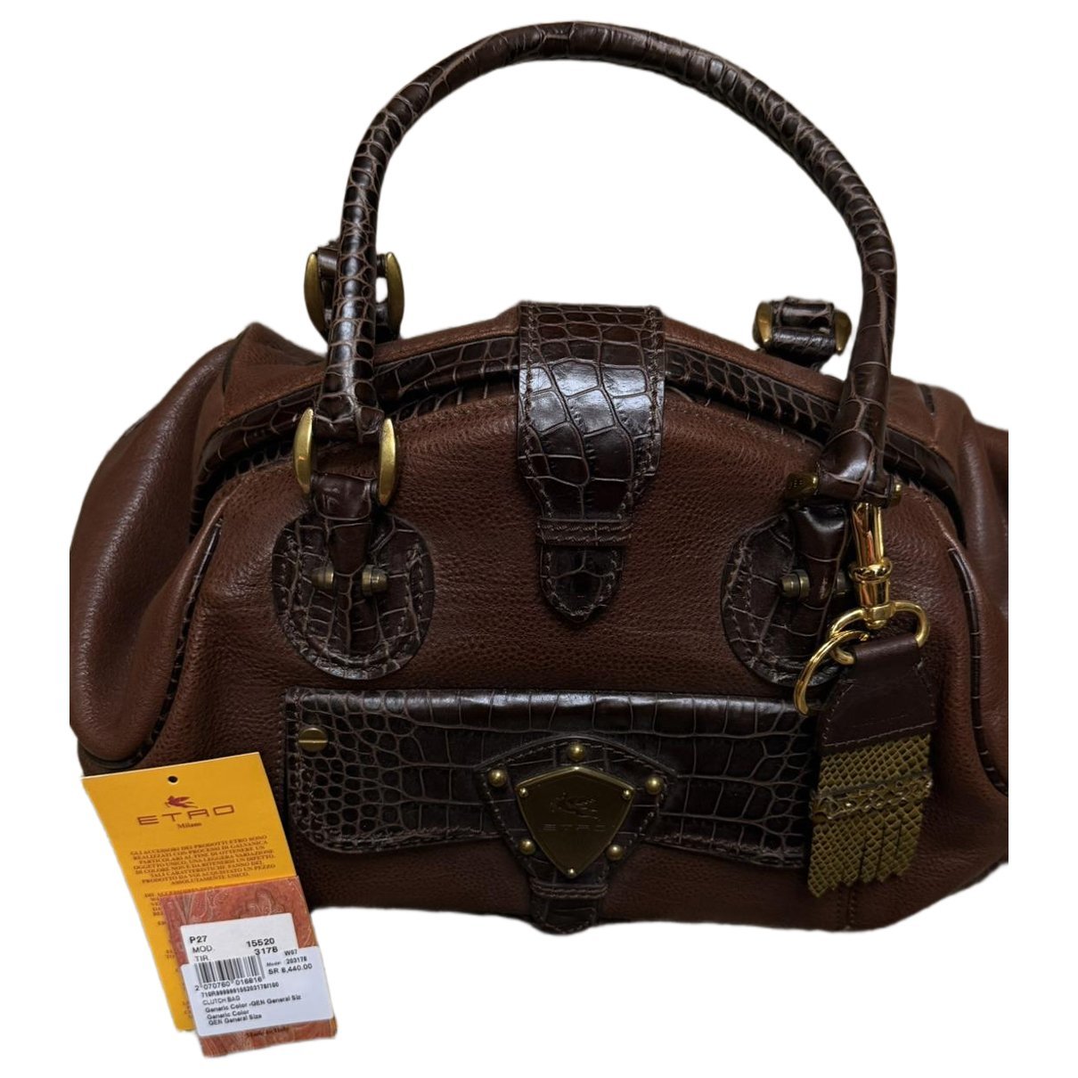 Etro Vela leather handbag