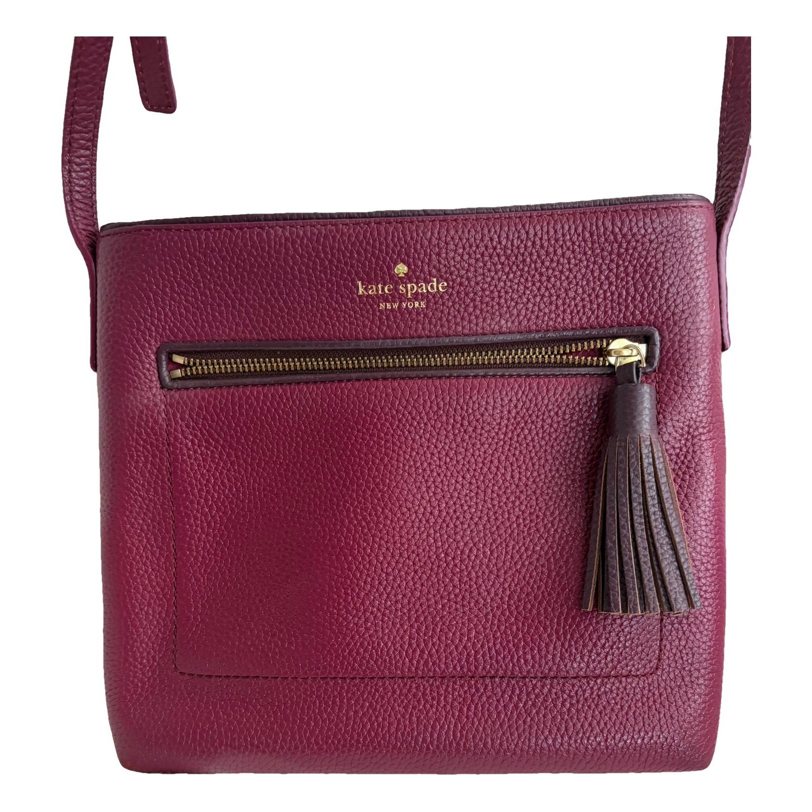 Leather crossbody bag