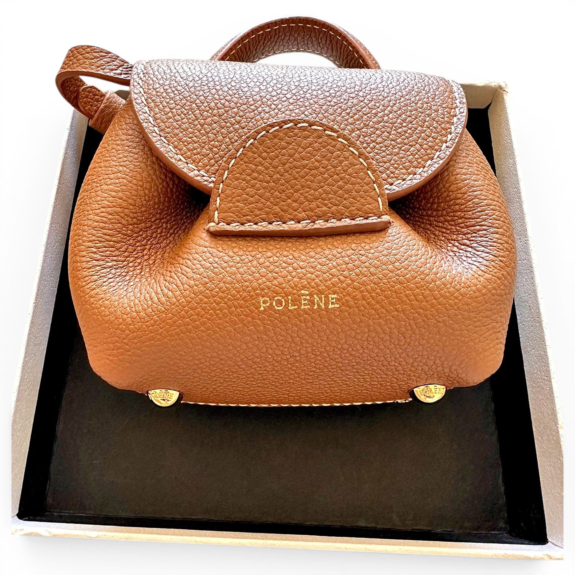 Numéro un nano leather mini bag