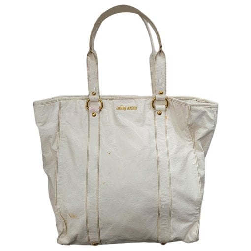 Leather tote