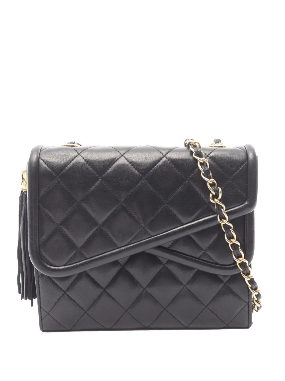 1989-1991 Quilted Lambskin Tassel crossbody bag