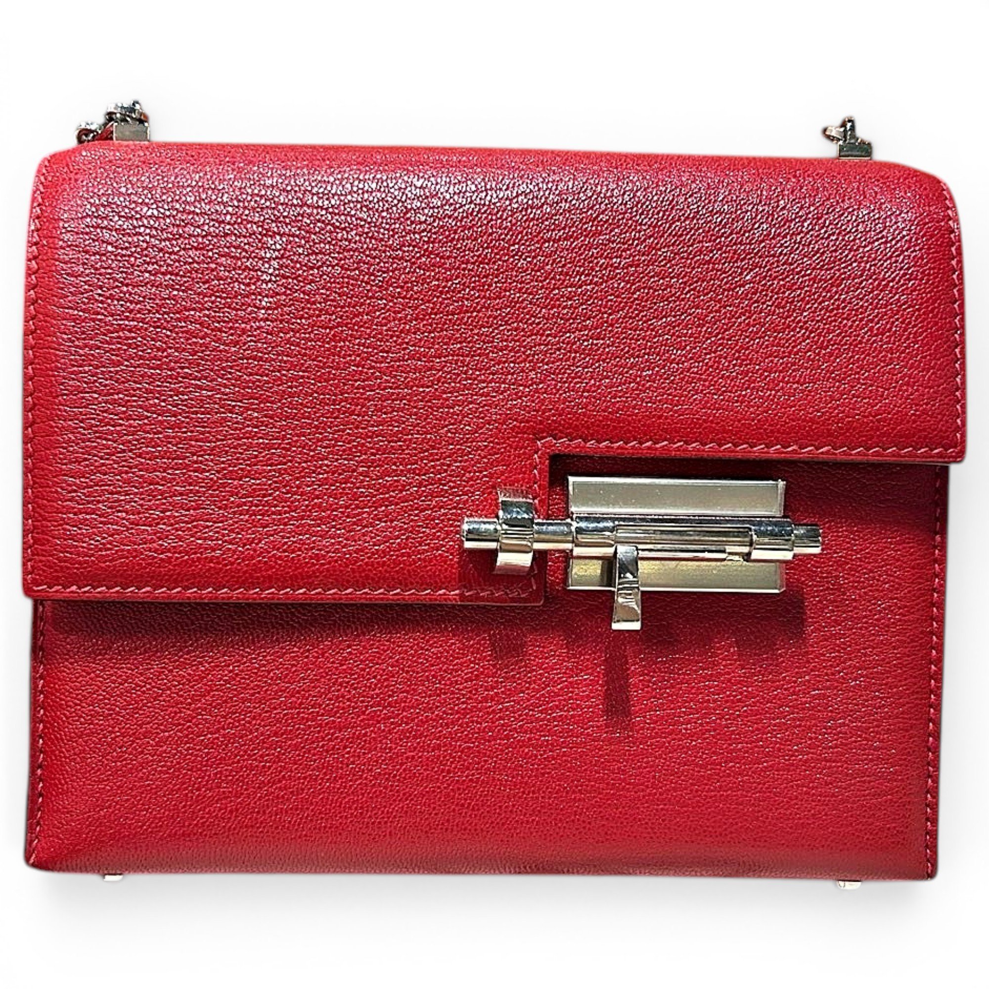 Verrou leather handbag