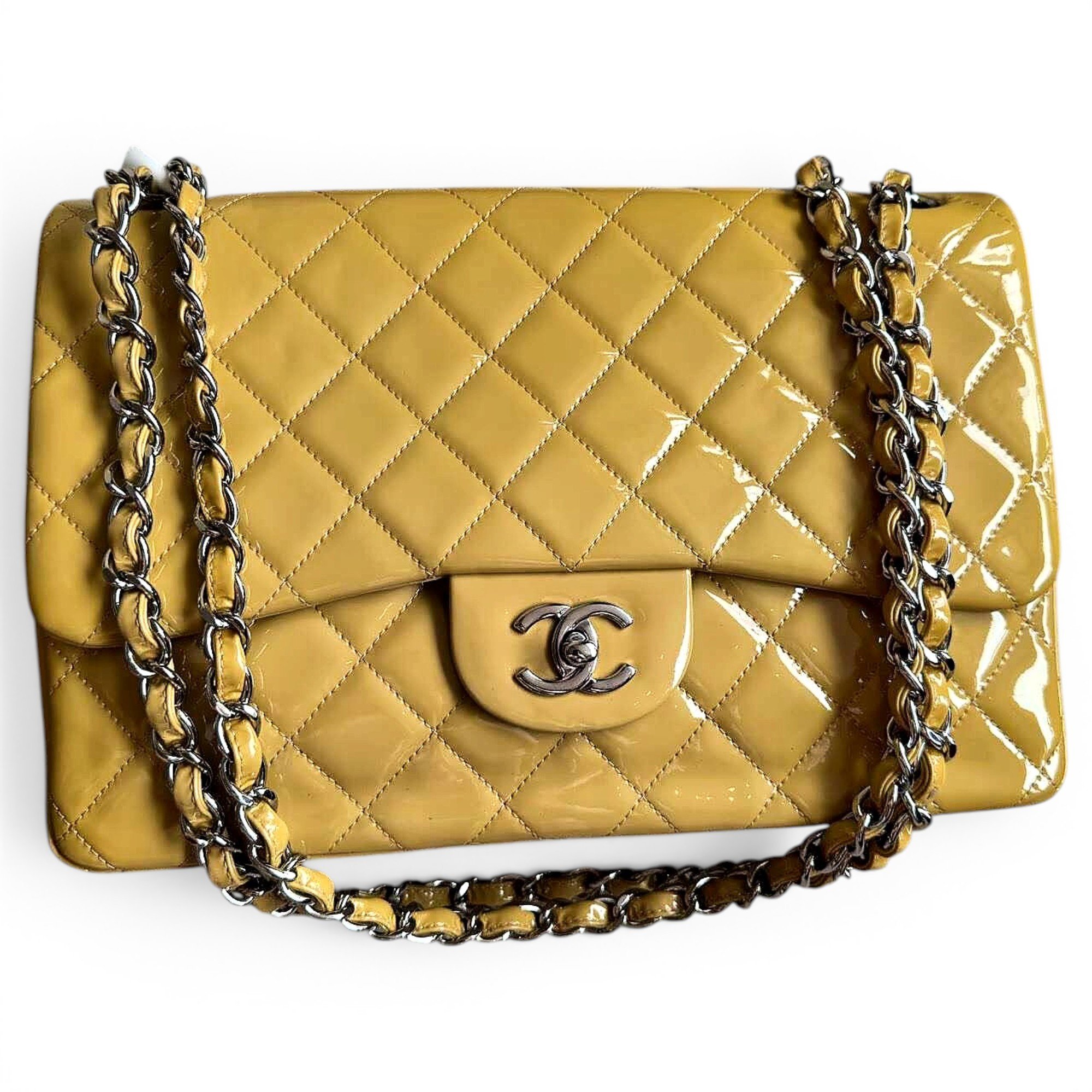 Timeless/Classique patent leather handbag
