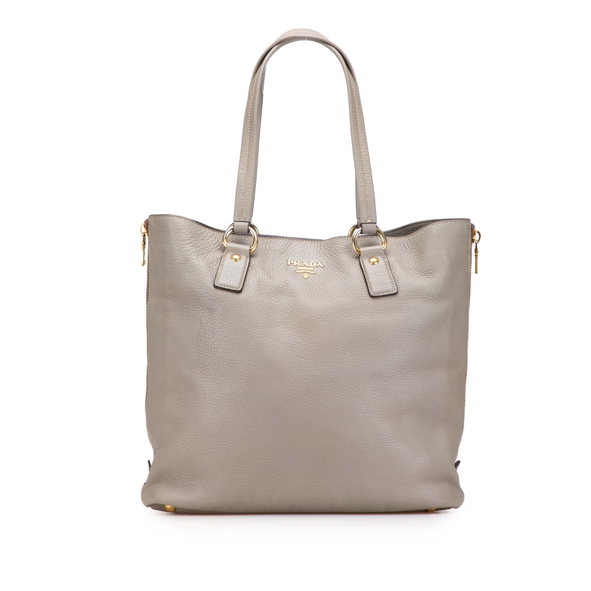 Leather tote