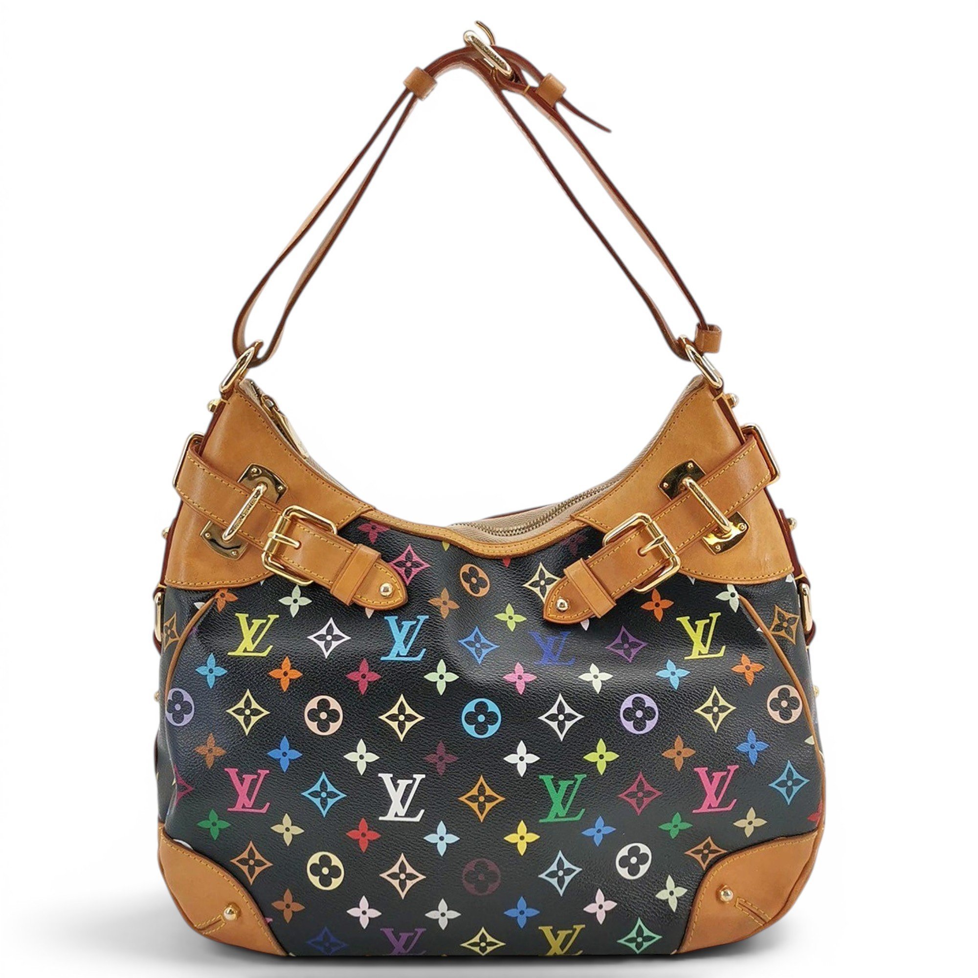 Greta leather handbag