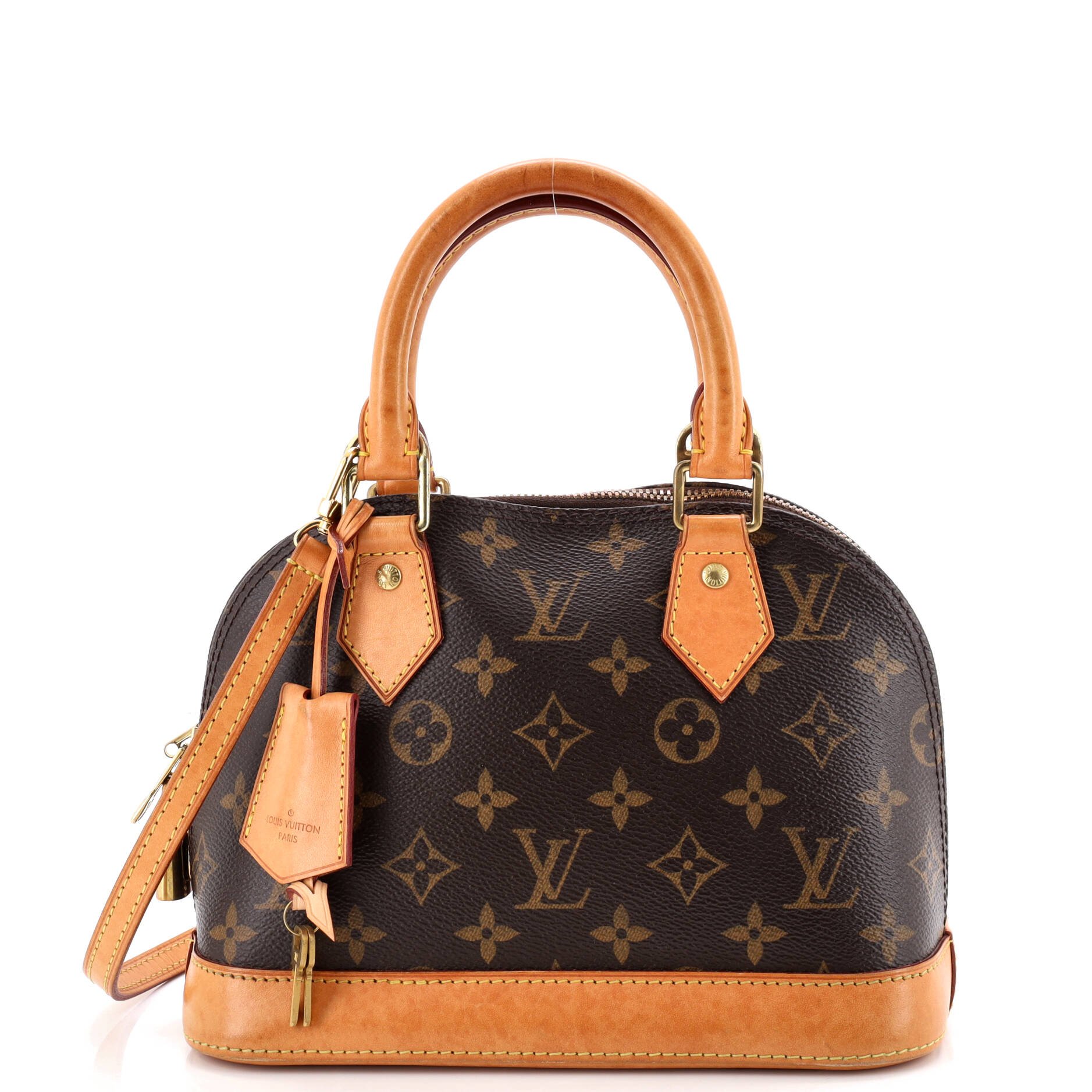 Louis Vuitton Alma Handbag Monogram Canvas BB