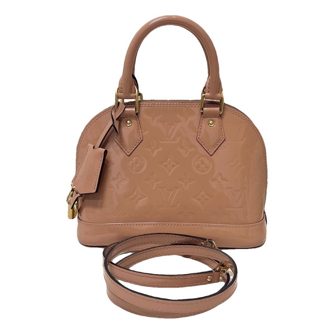 Alma BB patent leather handbag