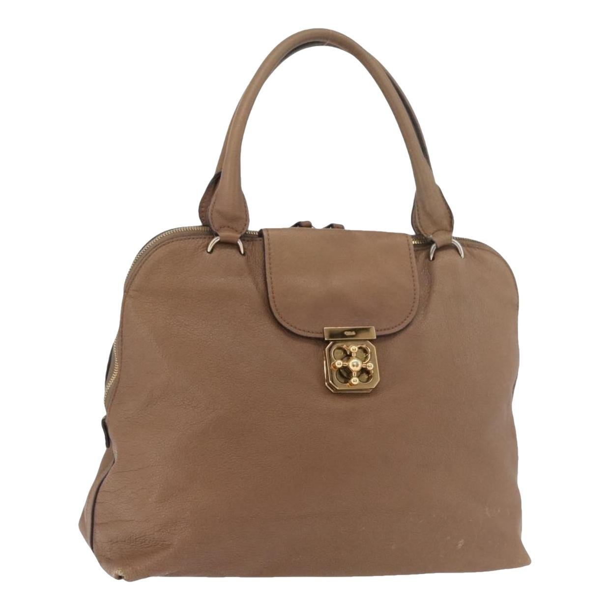 Leather handbag